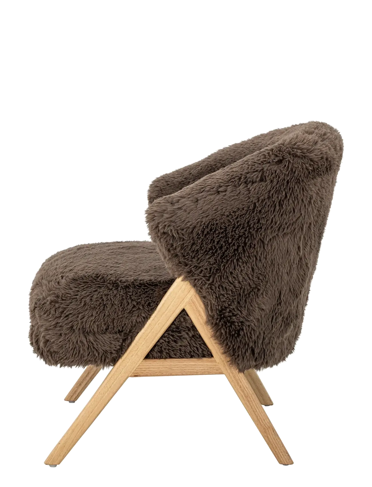 Bloomingville - Camino Lounge Chair - lehnstühle - brown - 4