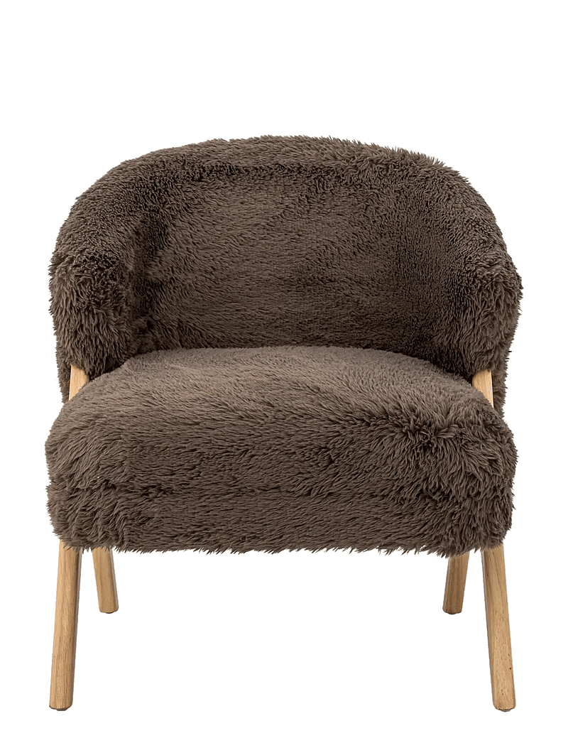 Bloomingville - Camino Lounge Chair - armchairs - brown - 5