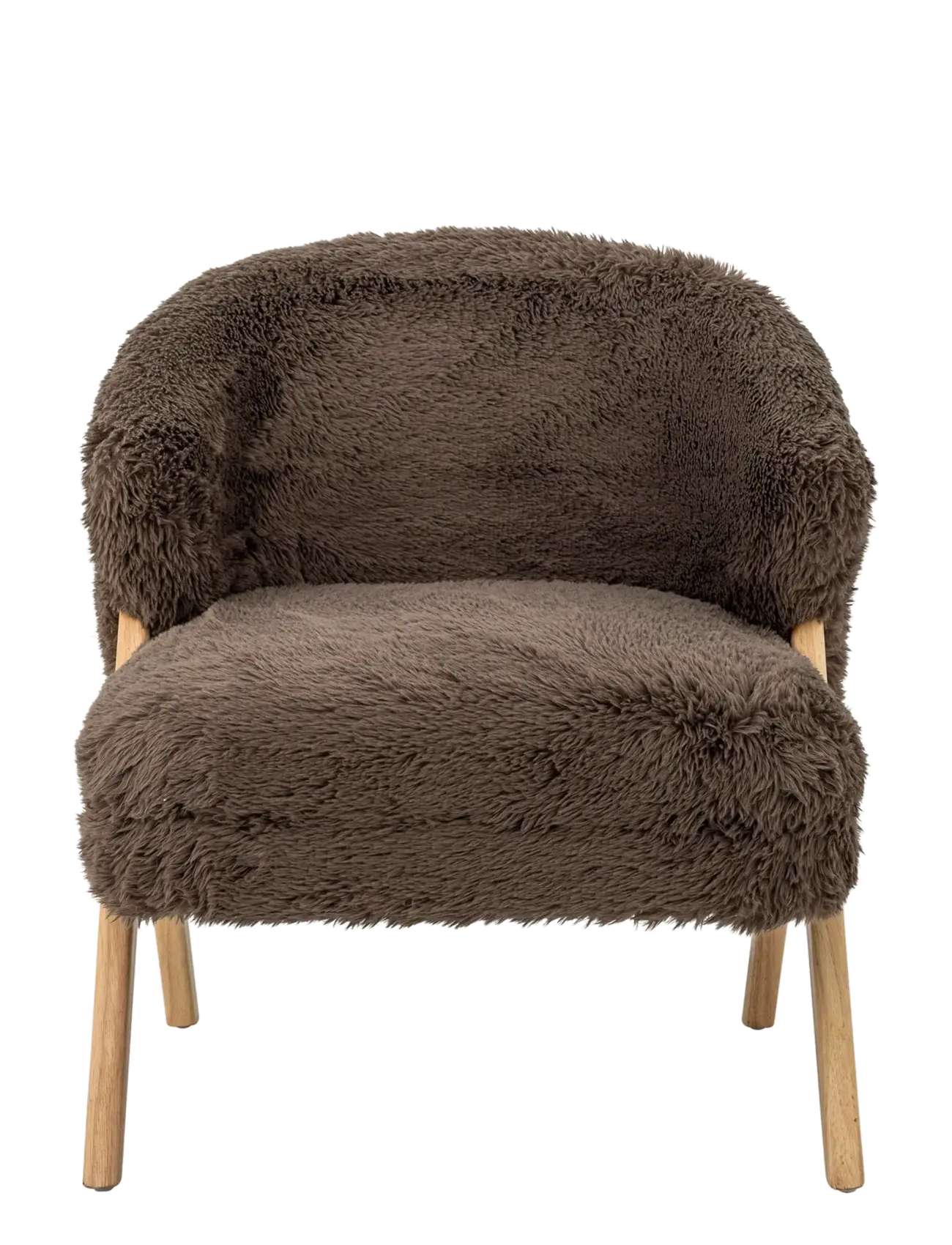 Bloomingville - Camino Lounge Chair - lehnstühle - brown - 5