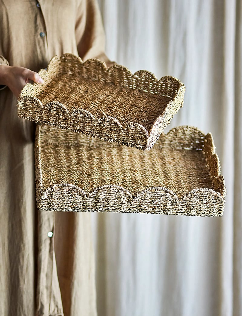 Bloomingville - Brea Serving Tray - tabletts - natural - 0