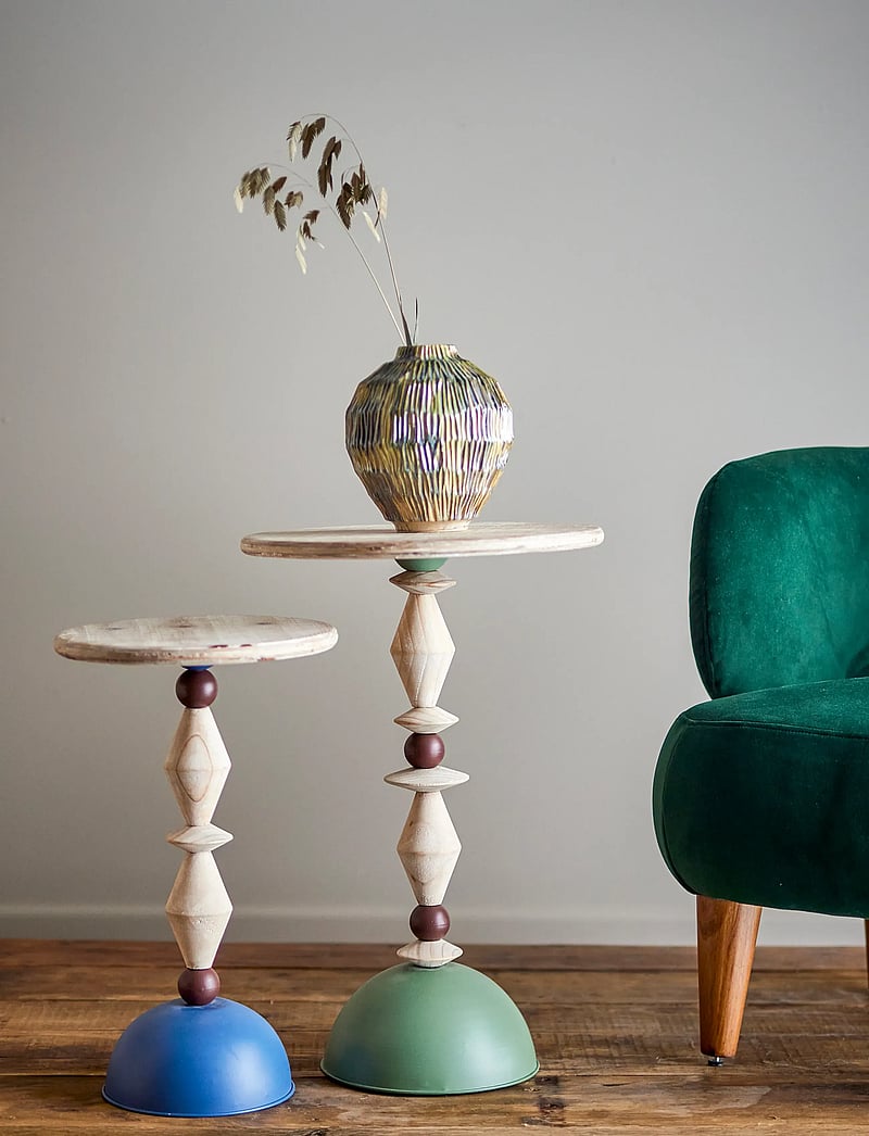 Bloomingville - Mannelli Side Table - sidobord & småbord - green - 2