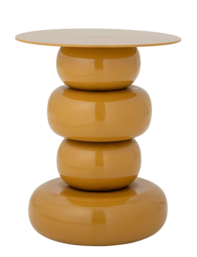 Bloomingville - Olonne Side Table - beistelltische & kleine tische - yellow - 1