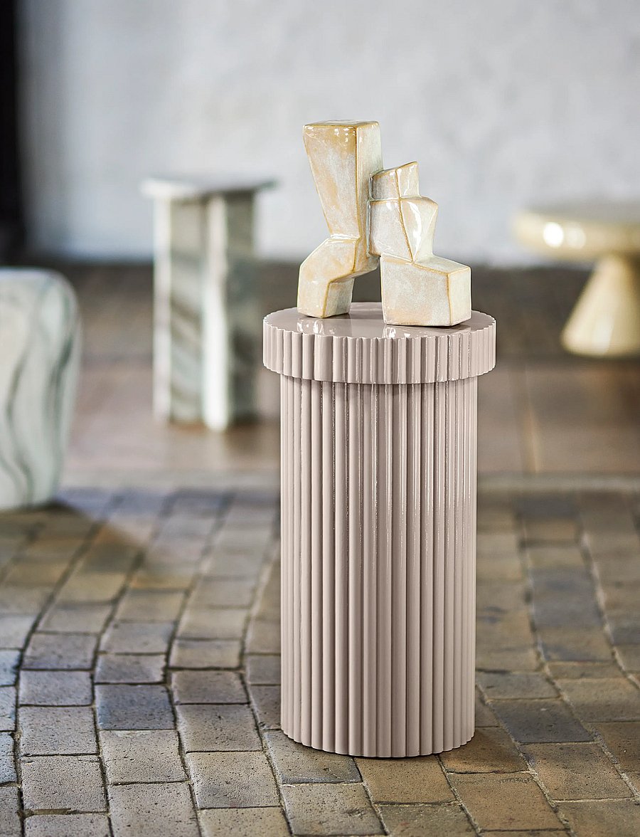 Bloomingville - Timi Side Table - Šoniniai staliukai ir maži staliukai - grey - 0