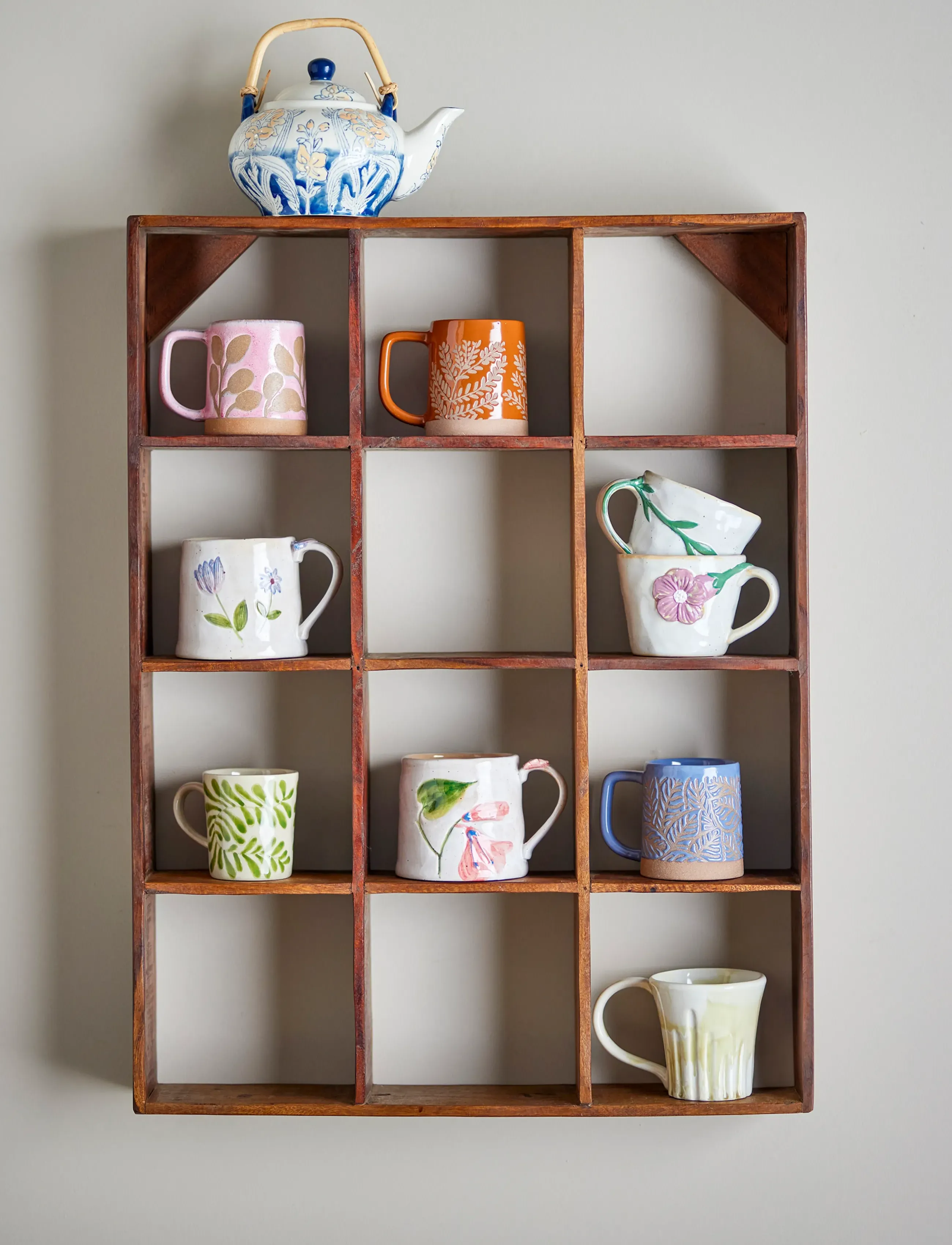 Bloomingville Tilo Shelf, 53X70X10 cm, Furniture, Braun - Shelves, Homeware