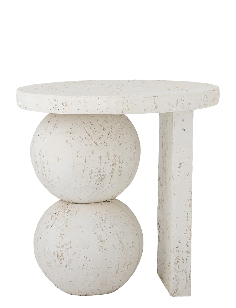Bloomingville - Tally Side Table - beistelltische & kleine tische - white - 1