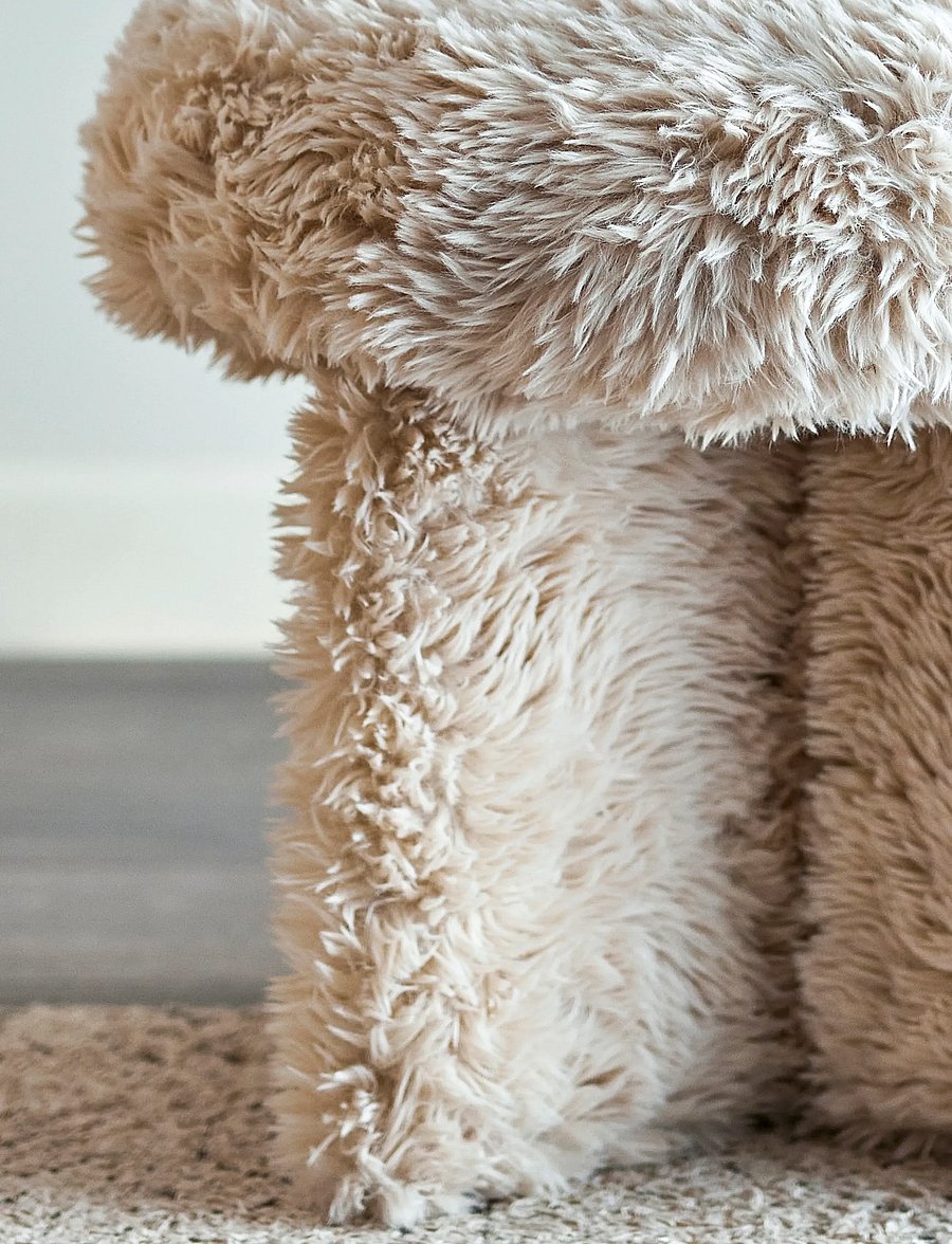 Bloomingville - Frikka Pouf - poufs - cream - 3