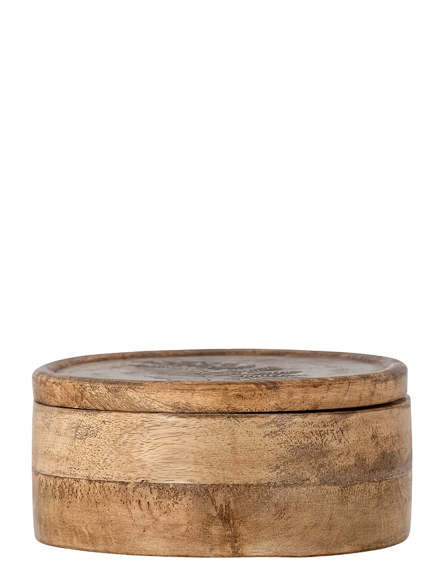 Bloomingville - Moya Jar w/Lid - aufbewahrungsboxen - natural - 1
