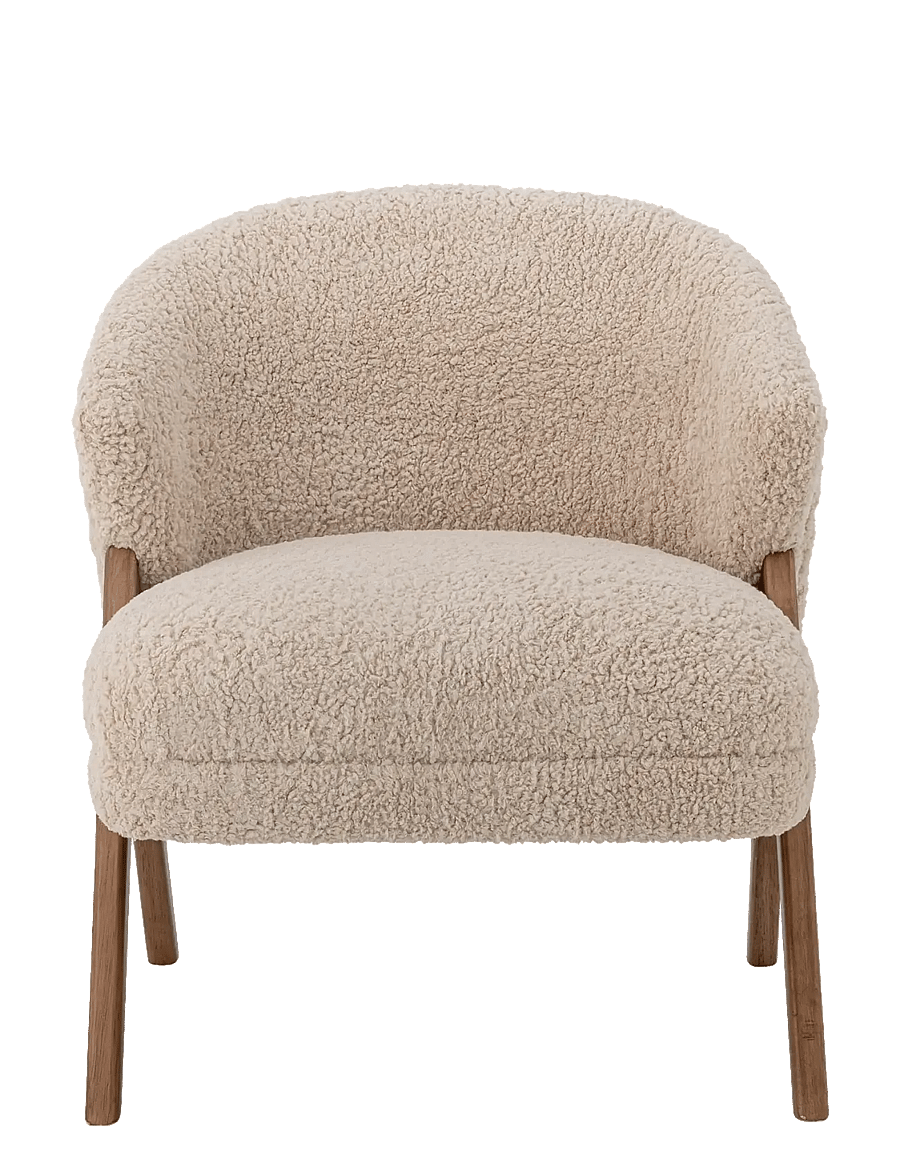 Bloomingville - Camino Lounge Chair - stühle - natural - 1