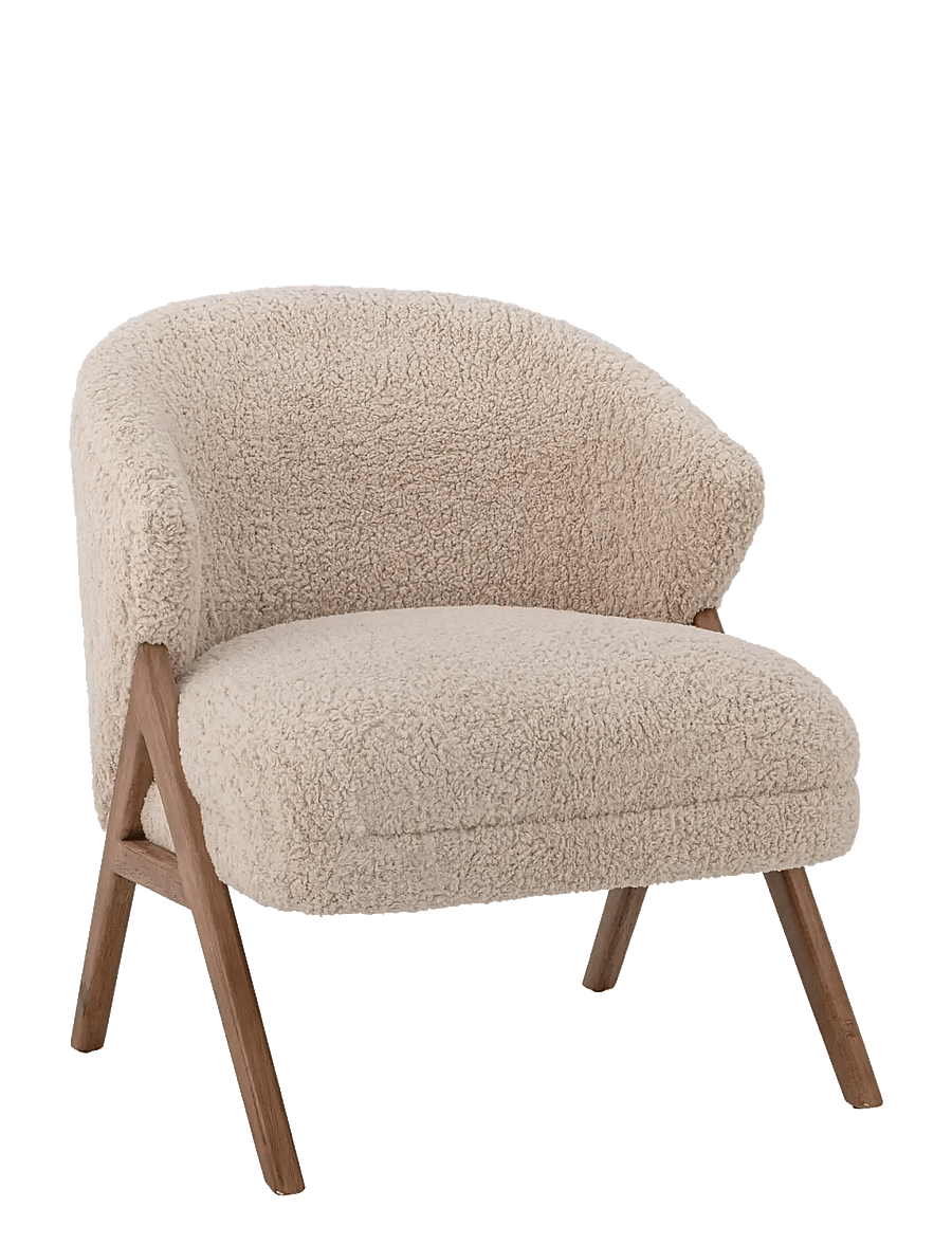 Bloomingville - Camino Lounge Chair - stühle - natural - 2