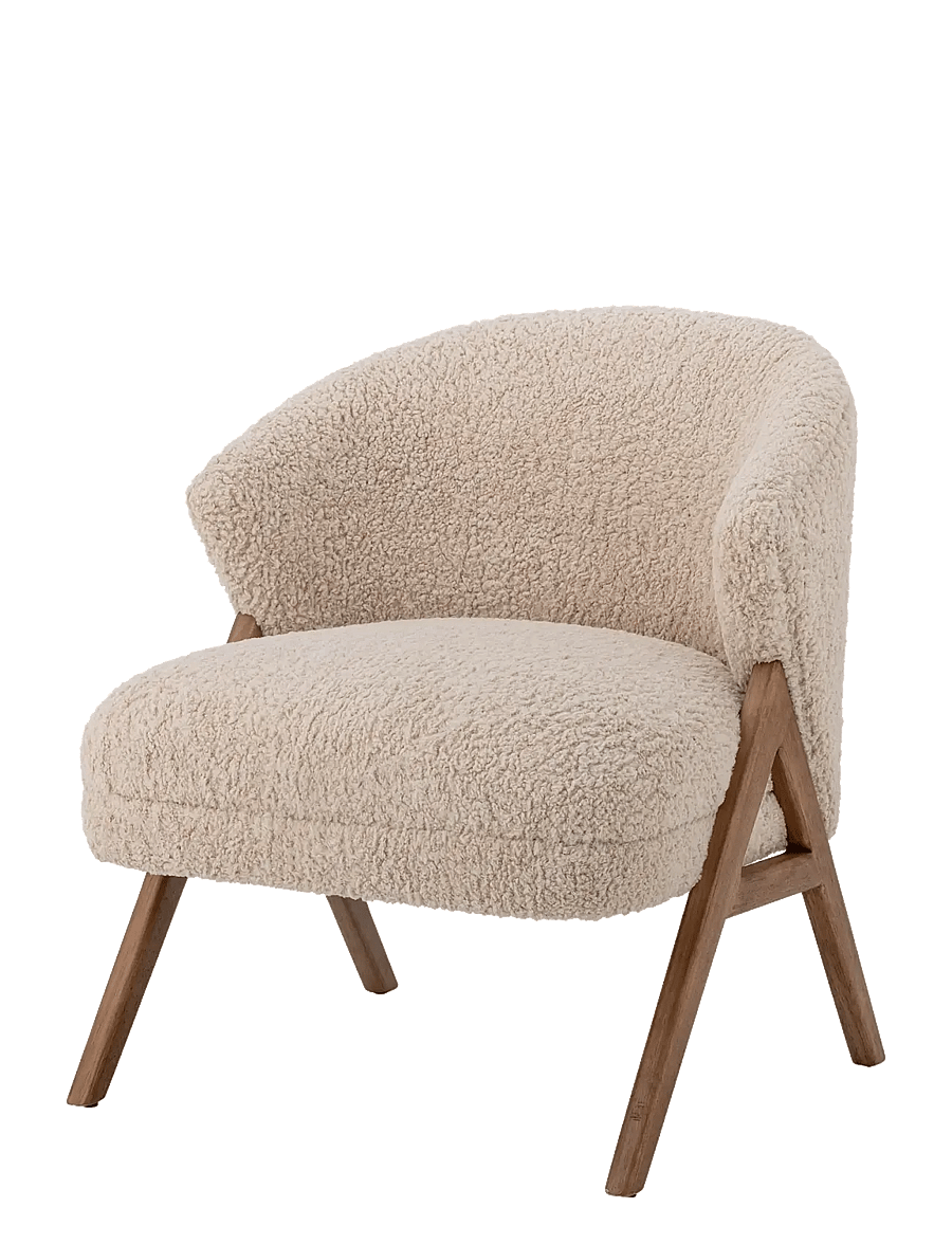 Bloomingville - Camino Lounge Chair - stühle - natural - 3
