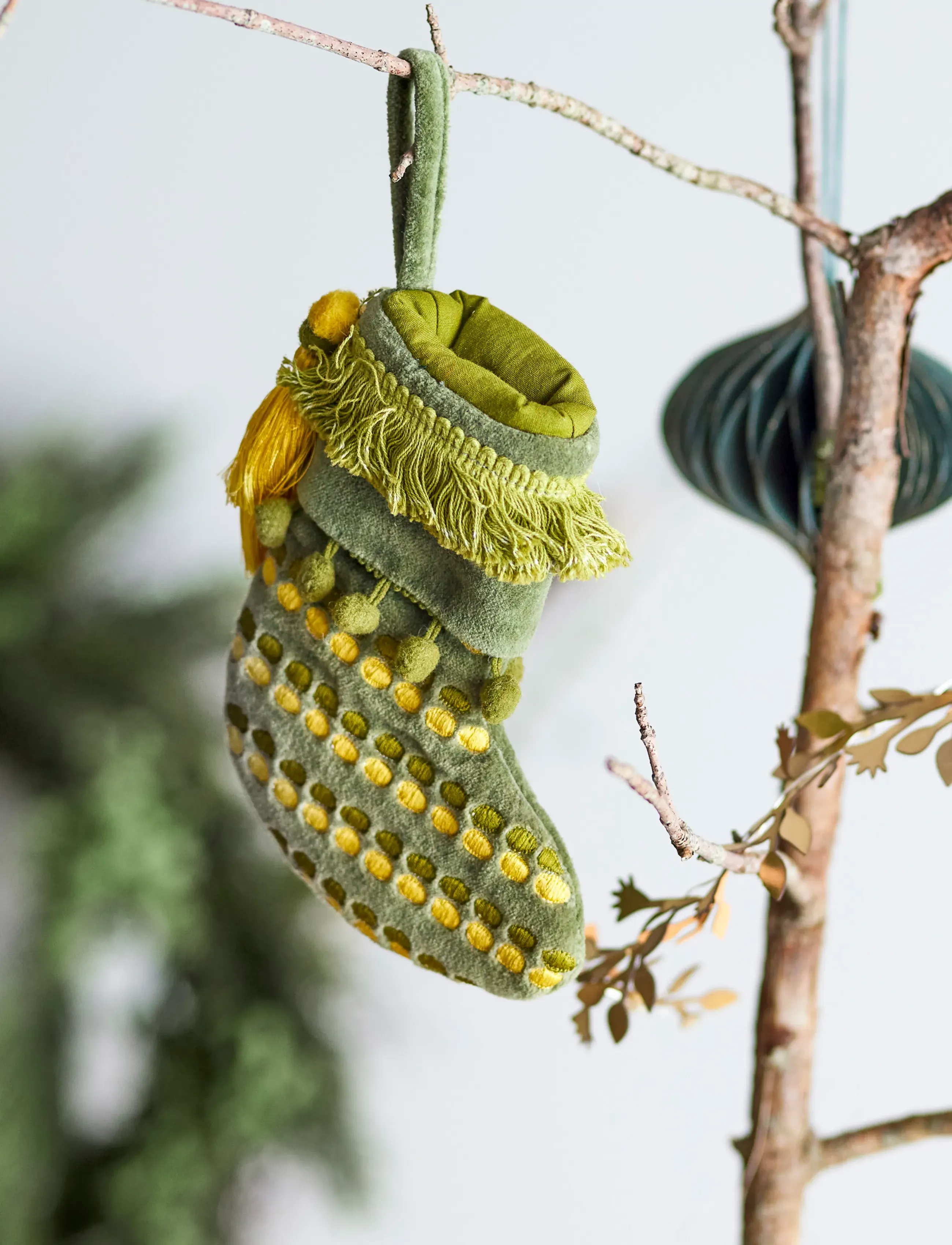 Bloomingville - Jeanne Ornament - green - 0
