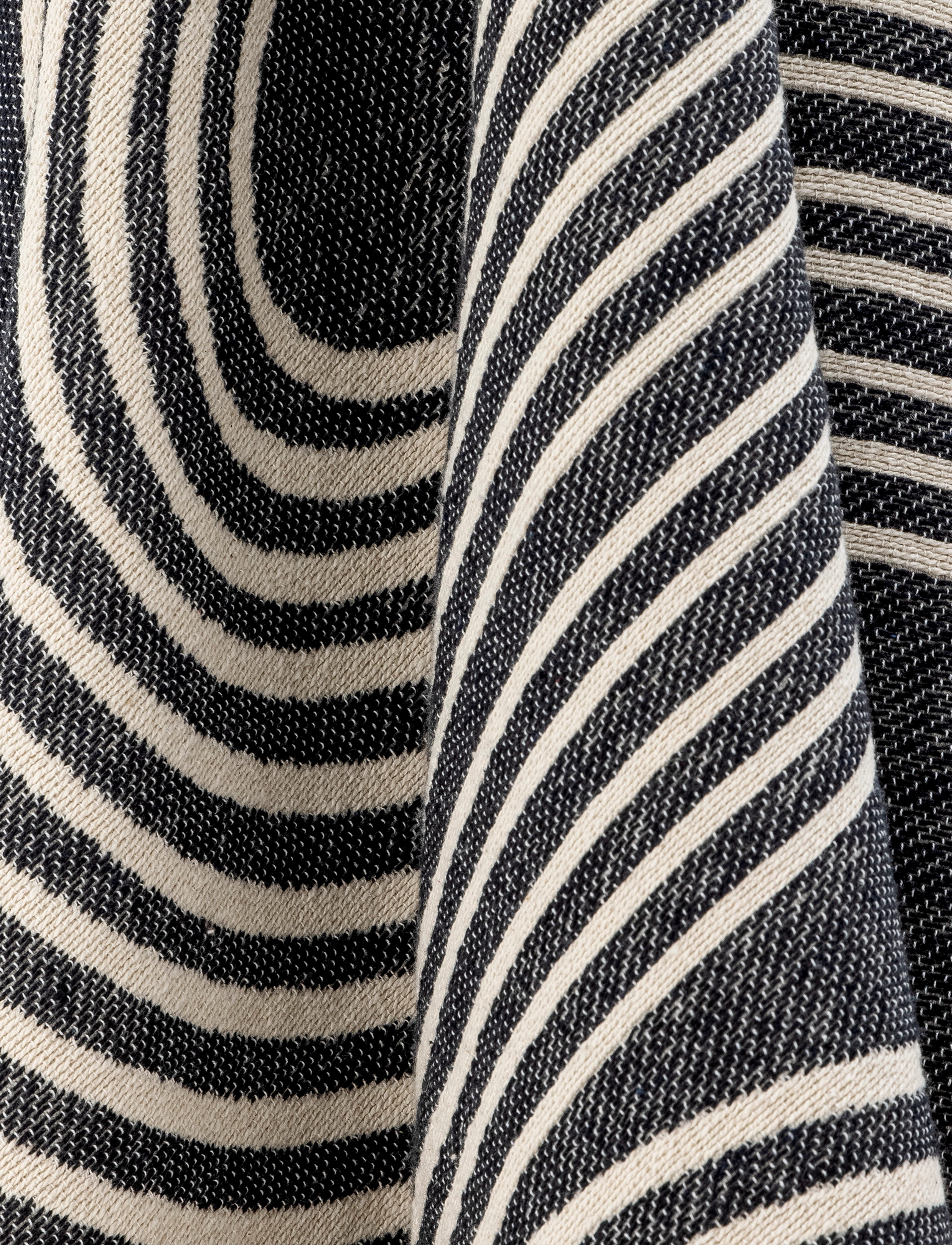Bloomingville Anek Throw, 150X130 cm, Cushions & Blankets, Schwarz - Blankets Throws, Homeware