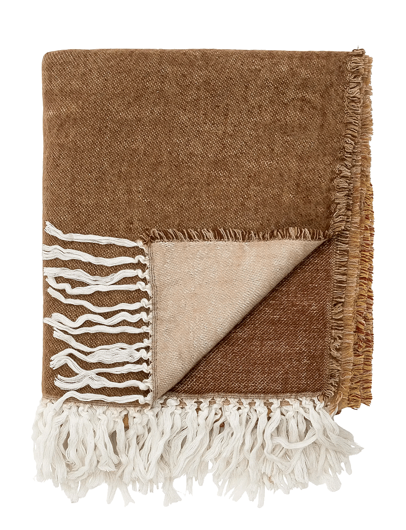 Bloomingville - Ara Throw, Brown, Acrylic - decken - brown - 1