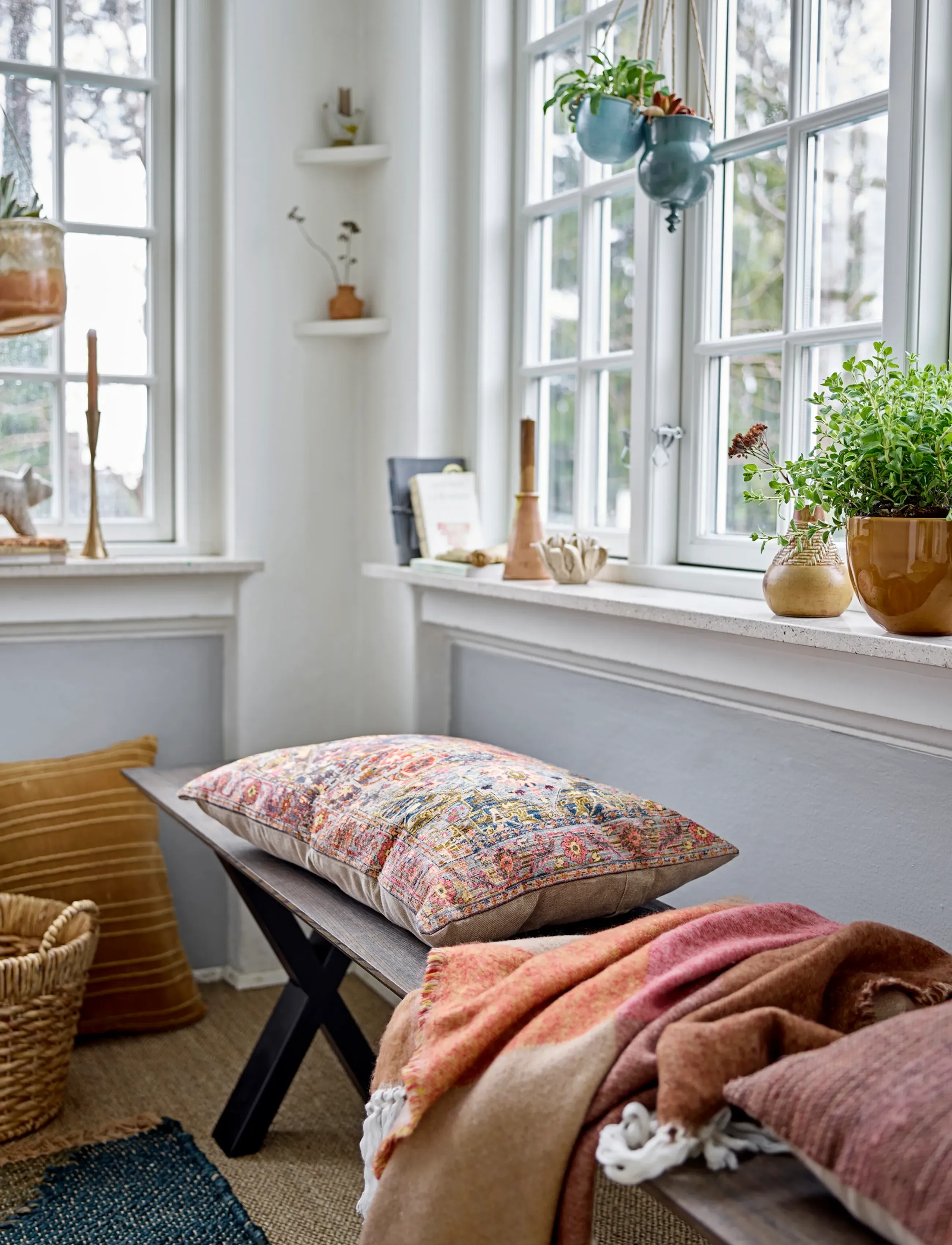 Bloomingville Ara Throw, Brown, Acrylic, 150X130 cm, Cushions & Blankets, Braun - Blankets Throws, Homeware