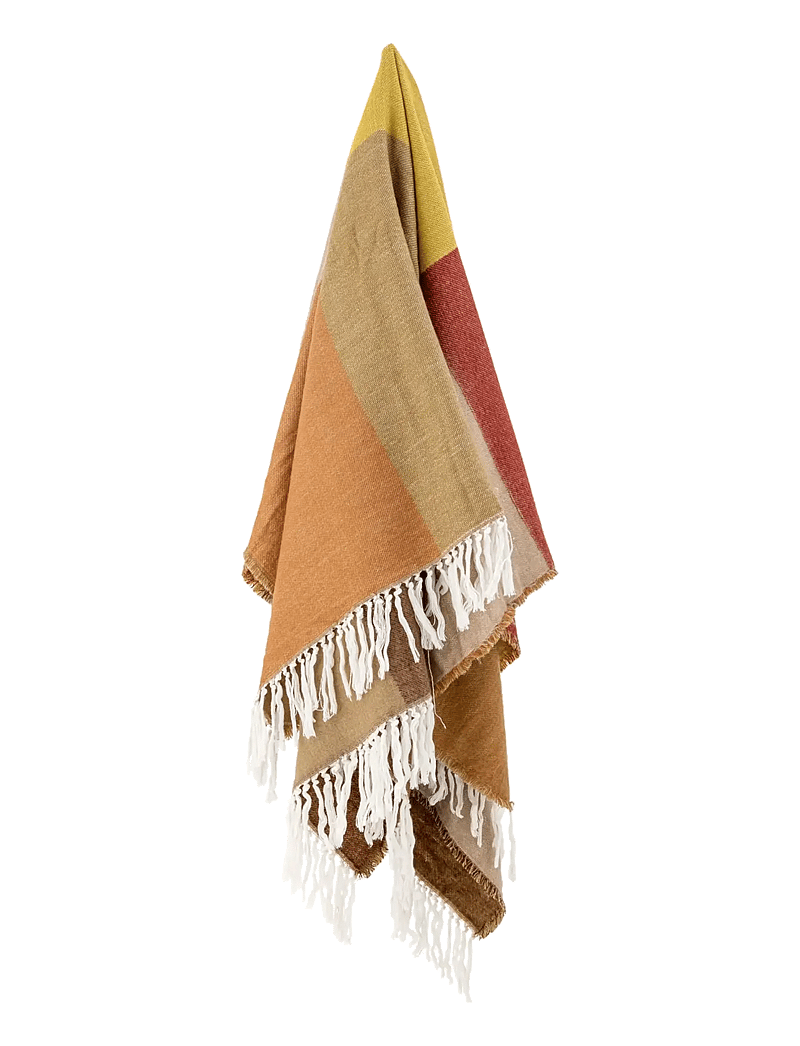 Bloomingville - Ara Throw, Brown, Acrylic - decken - brown - 3