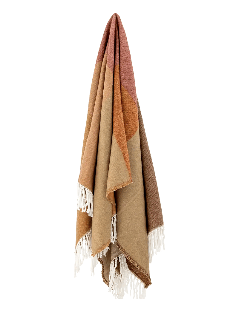 Bloomingville - Ara Throw, Brown, Acrylic - decken - brown - 4