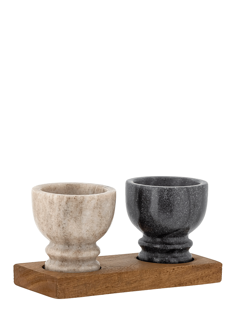 Bloomingville - Inesa Salt & Pepper Jar - soola ja pipra topsid - natural - 1