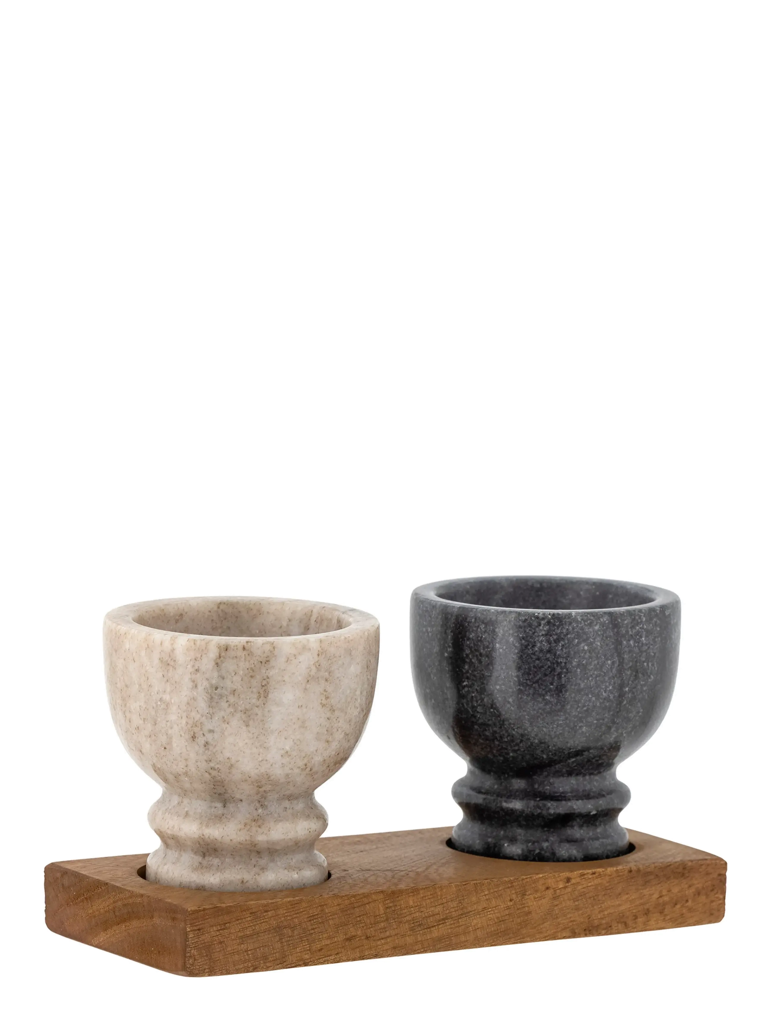 Bloomingville - Inesa Salt & Pepper Jar - salt- & peberbøsser - natural - 1