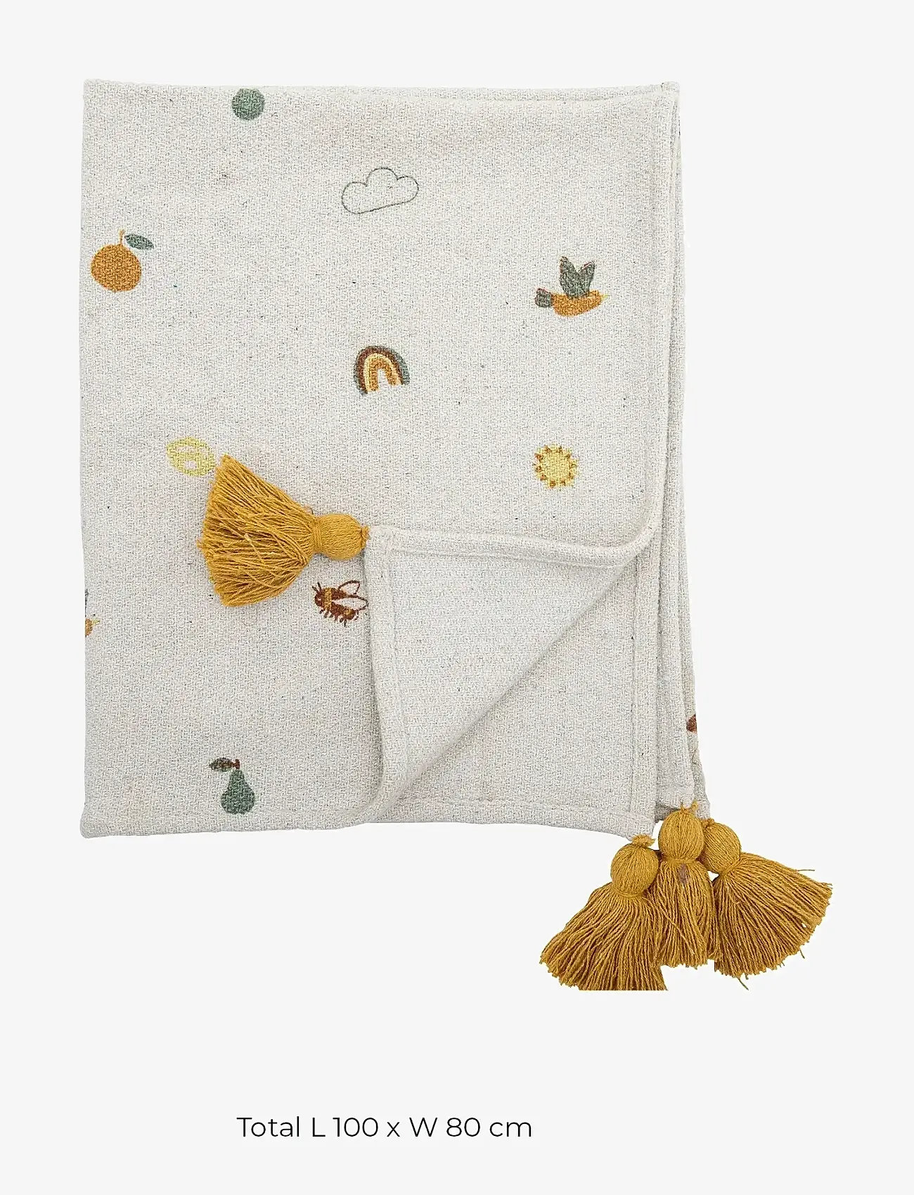 Bloomingville - Agnes Throw - filtar - nature - 2