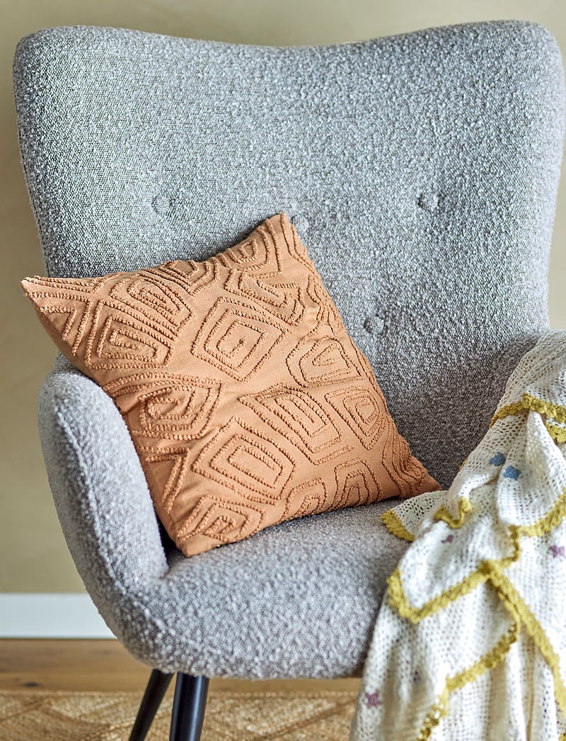 Bloomingville - Watton Cushion - padjad - brown - 3