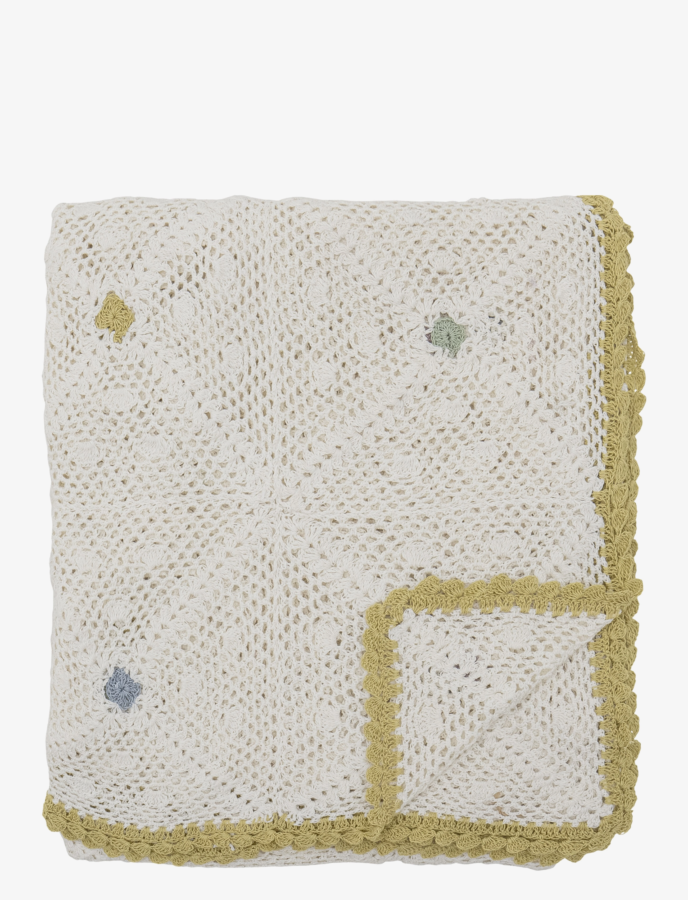 Bloomingville Rovigo Throw, Tæppe og plaid, Hvid, Str: 150X125CM