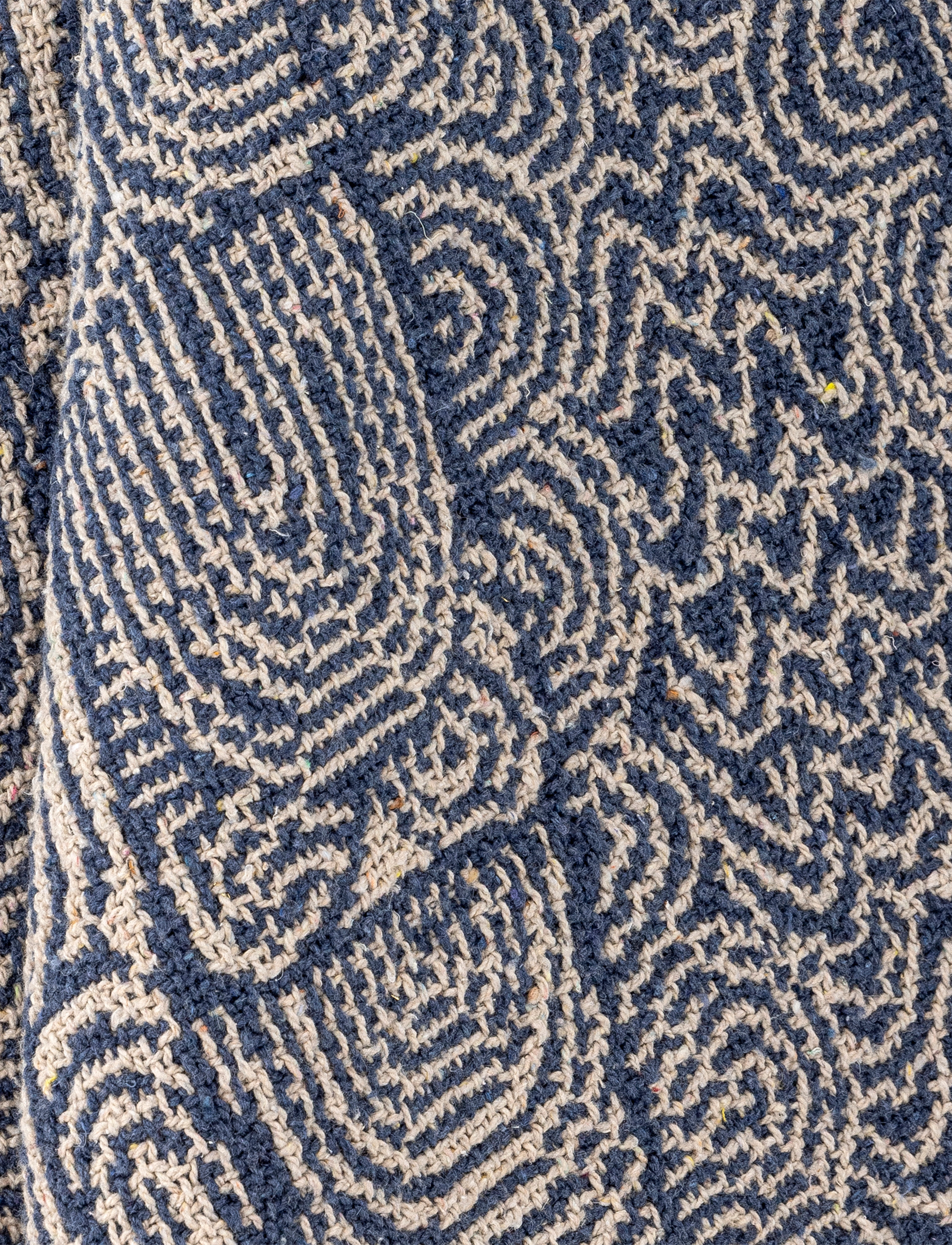 Bloomingville - Bresso Throw - najniższe ceny - blue - 4
