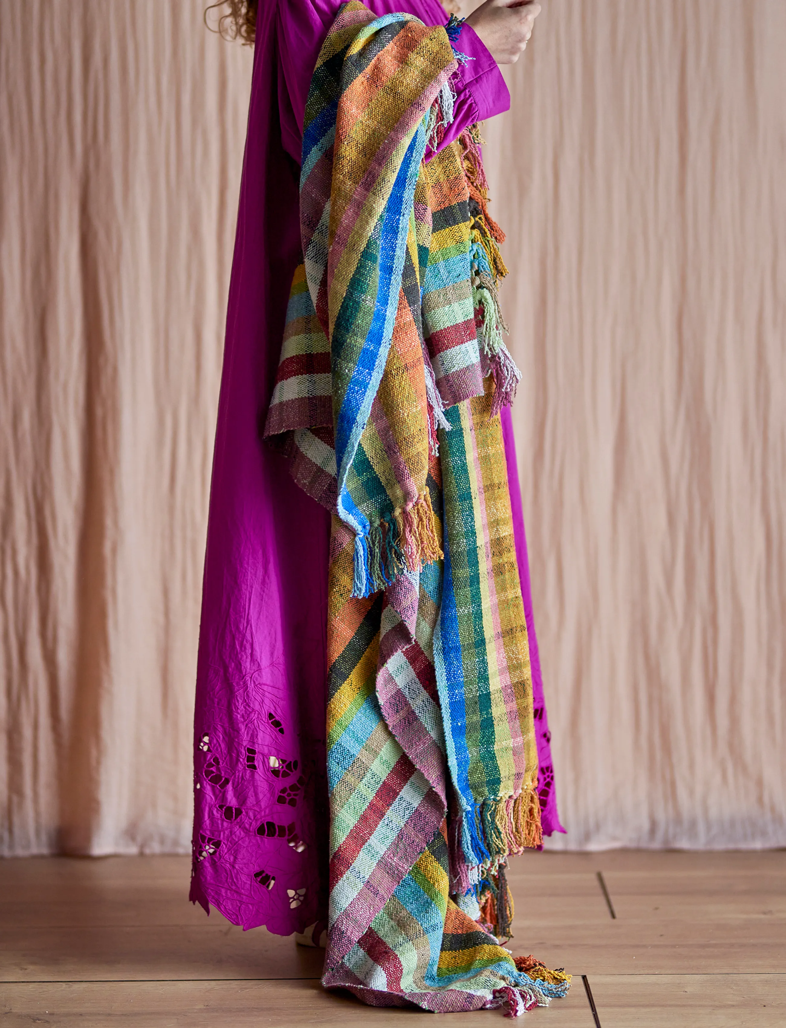 Bloomingville - Elmy Throw - multi-coloured - 0