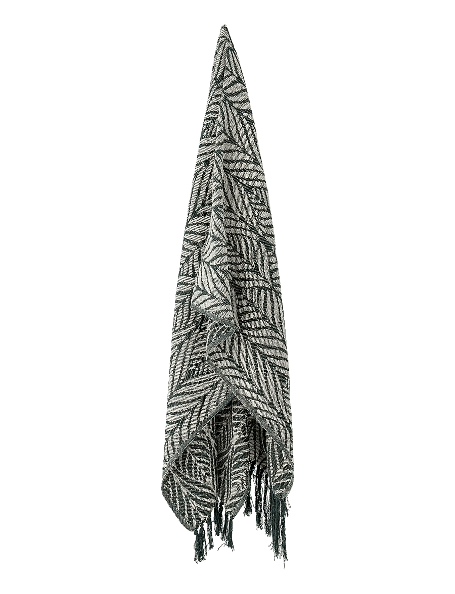 Bloomingville - Ugento Throw - die niedrigsten preise - green - 1