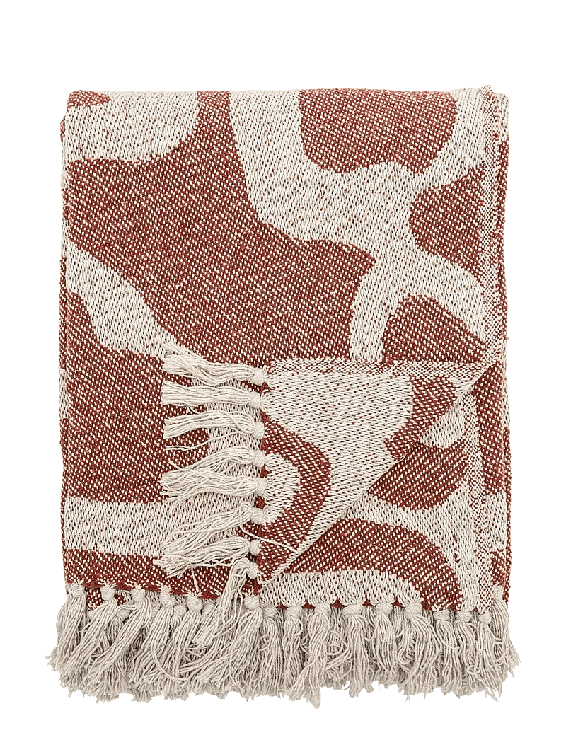 Bloomingville - Salobre Throw - decken - brown - 0