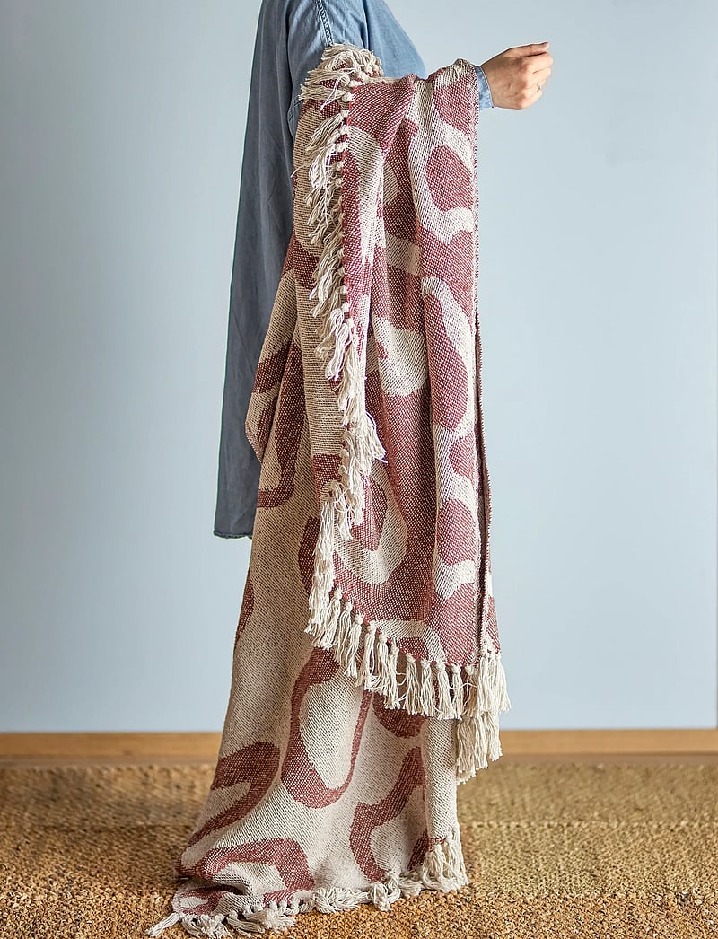 Bloomingville - Salobre Throw - decken - brown - 3