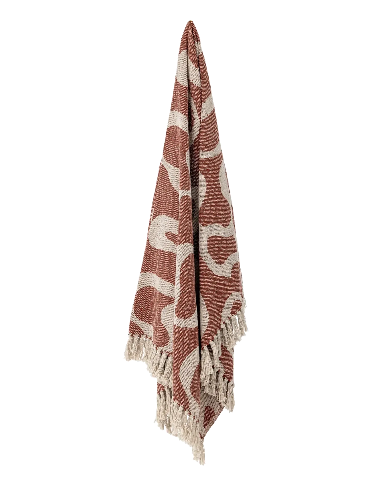 Bloomingville - Salobre Throw - pleedid - brown - 2