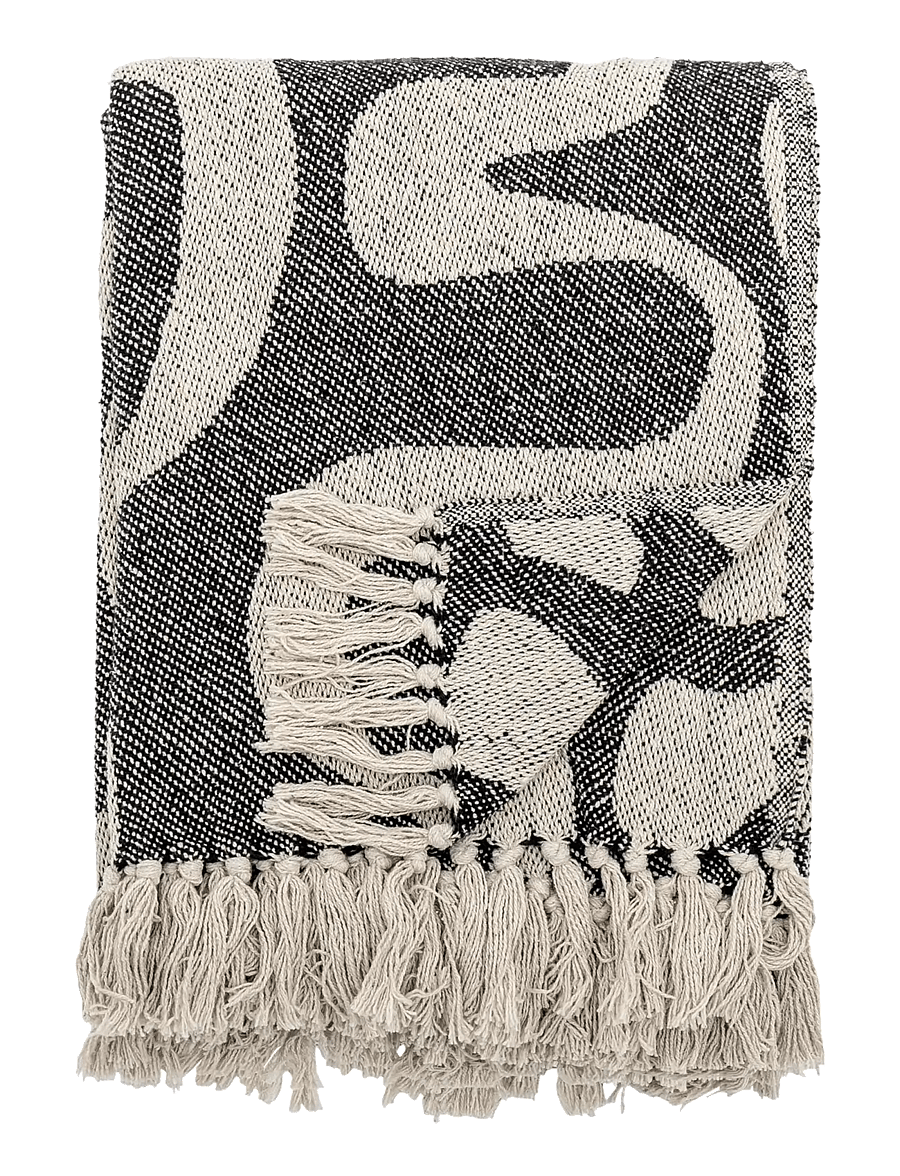 Bloomingville - Salobre Throw - madalaimad hinnad - black - 0