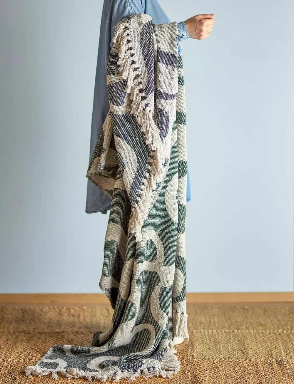 Bloomingville - Salobre Throw - decken - black - 3
