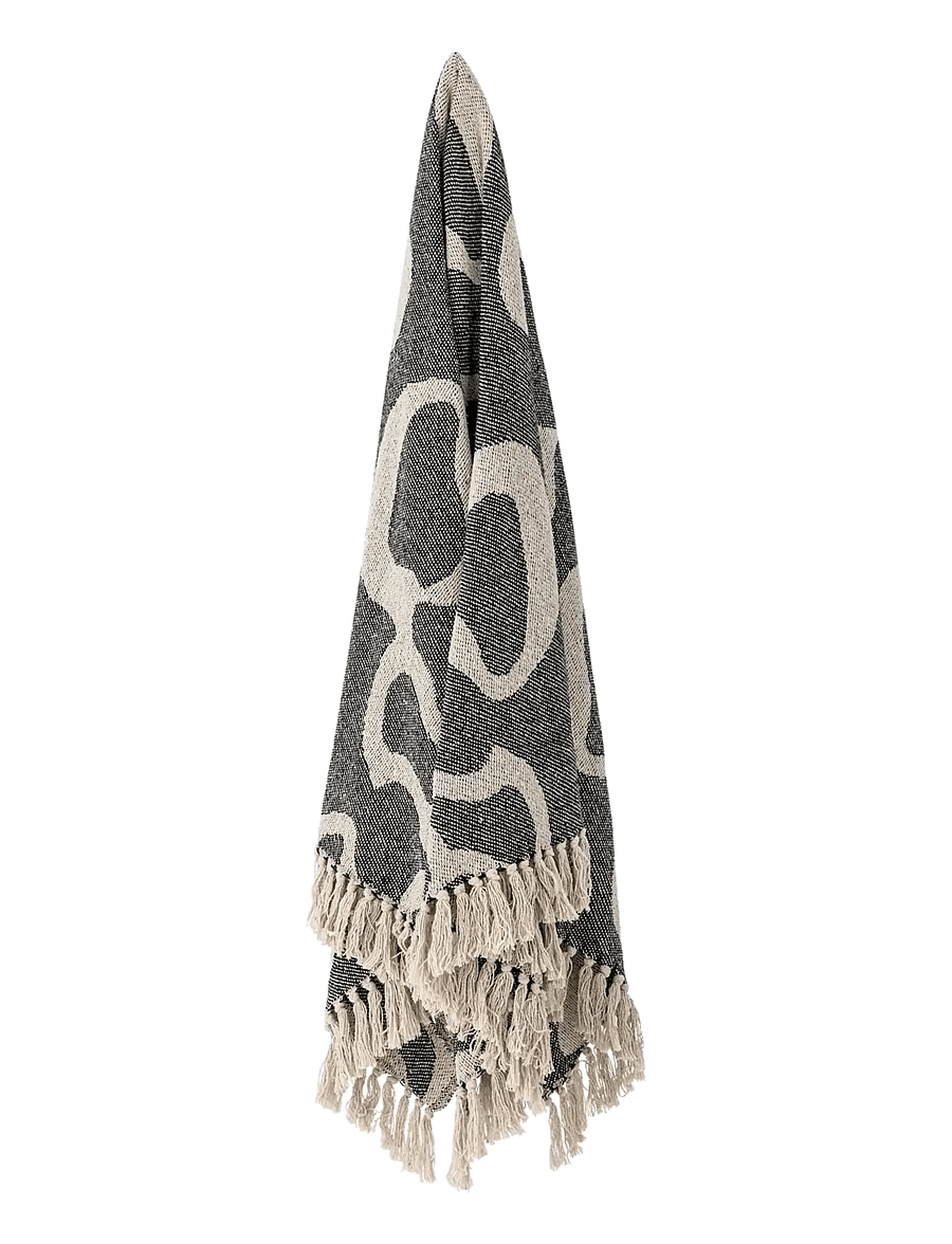 Bloomingville - Salobre Throw - madalaimad hinnad - black - 1