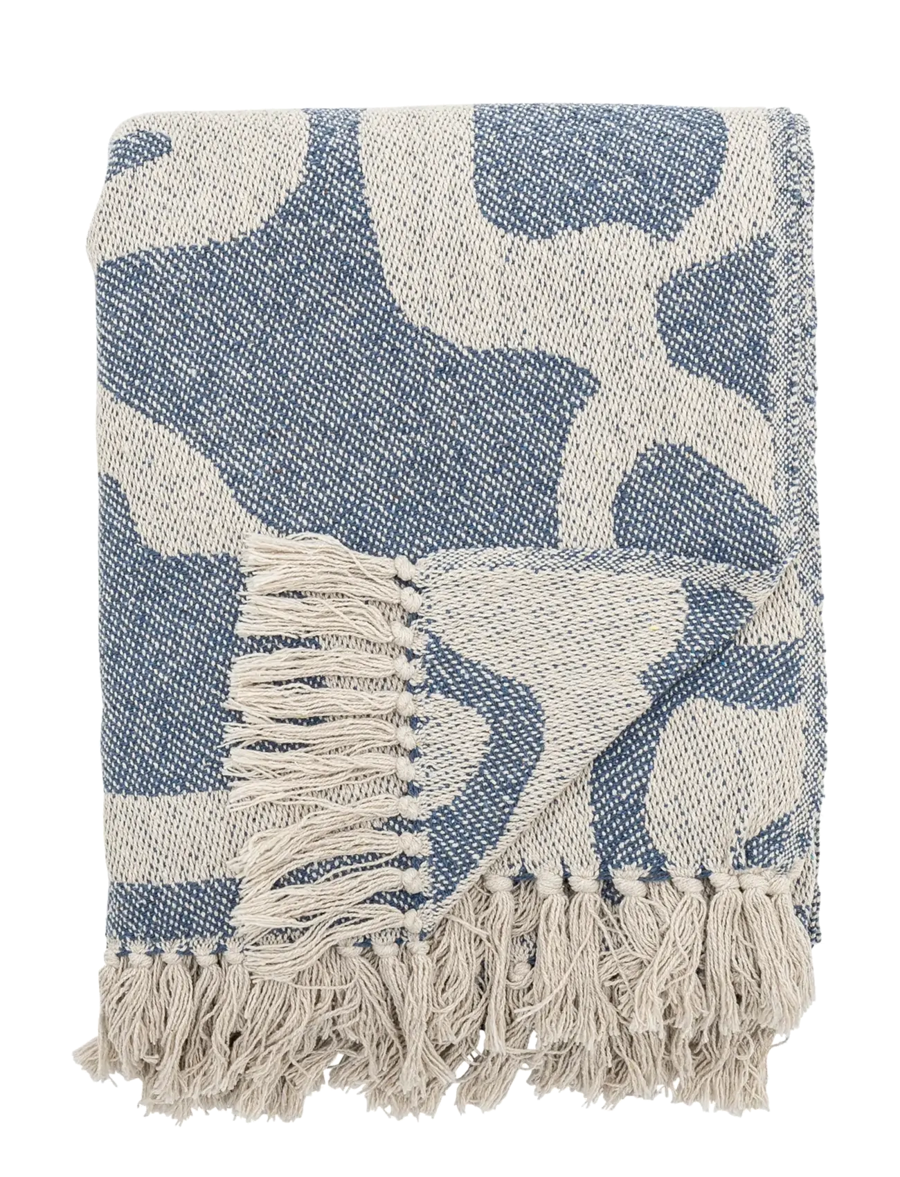 BLOOMINGVILLE Salobre Throw Blau - 160X130CM - Unisex