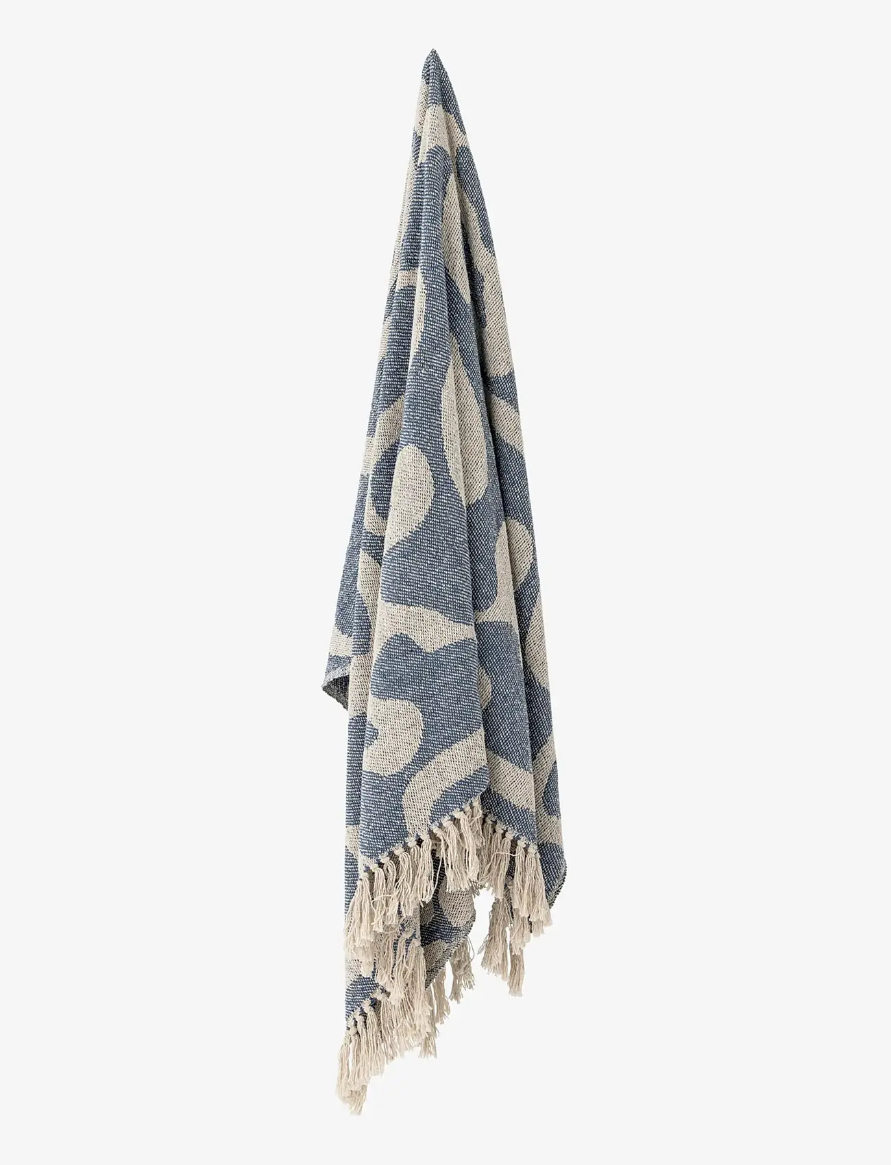 Bloomingville - Salobre Throw - decken - blue - 1