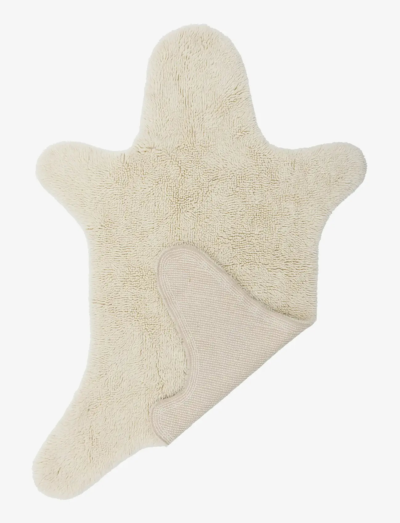 Bloomingville - Bear Rug - asymmetrische teppiche - white - 2