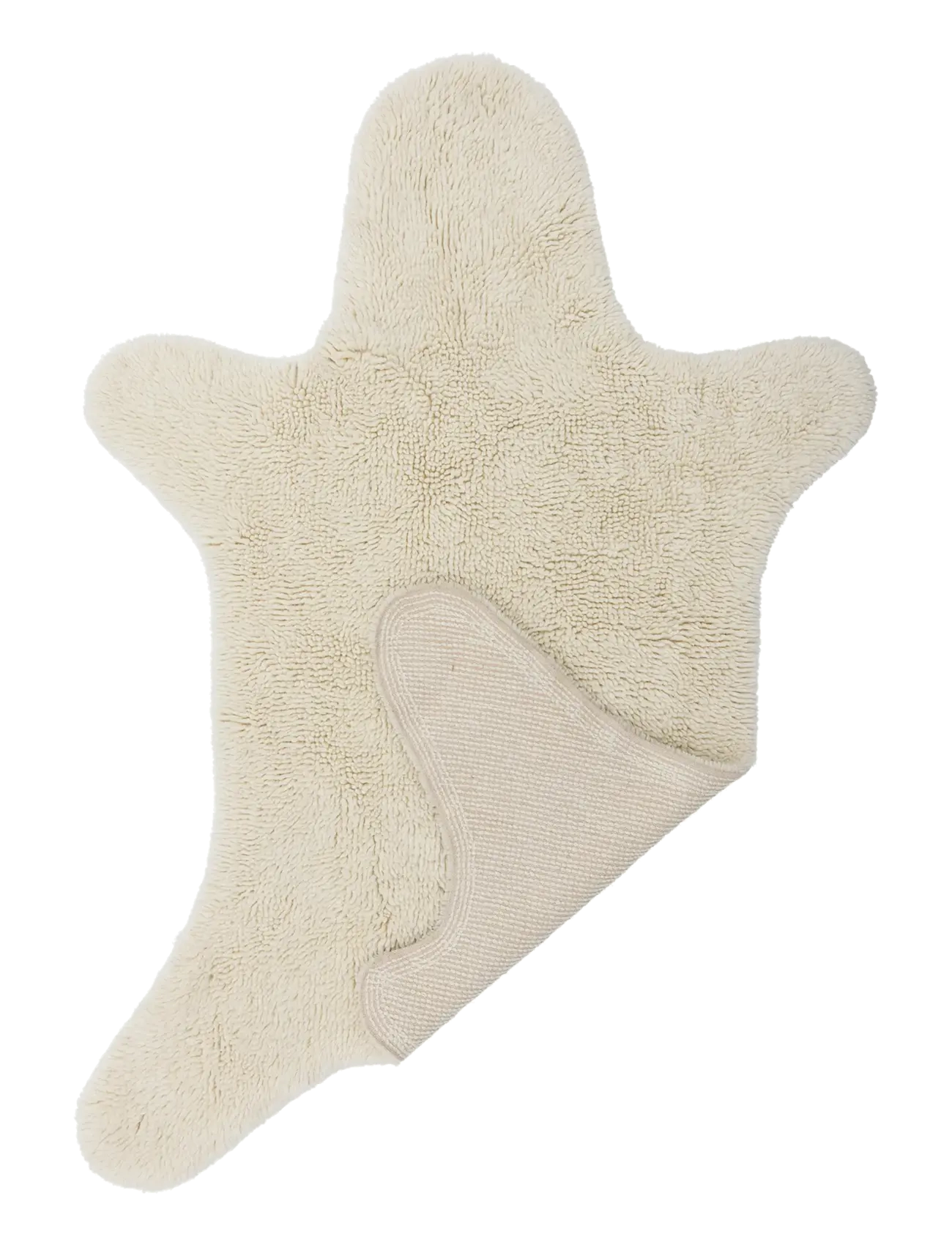 Bloomingville - Bear Rug - mattor - white - 1