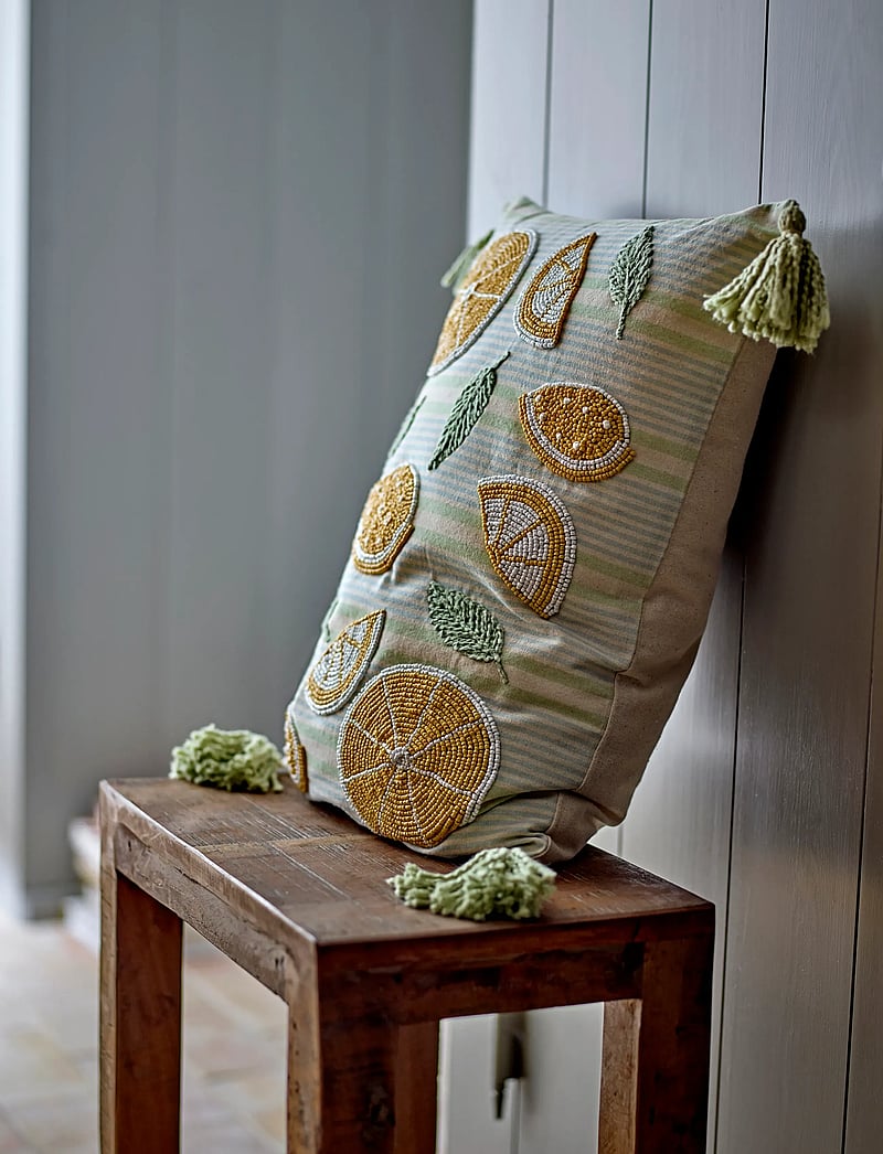 Bloomingville - Lemon Cushion - padjad - yellow - 3
