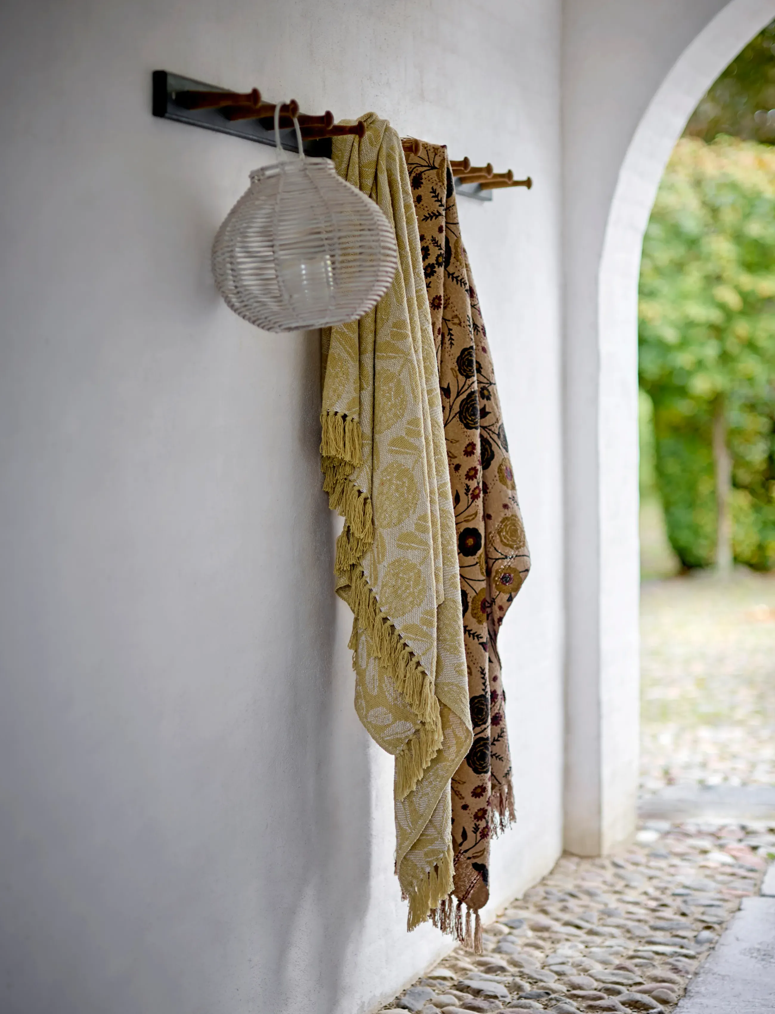 Bloomingville - Pratello Throw - pledi un pārvalki - yellow - 3