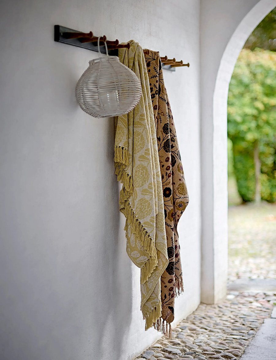 Bloomingville - Pratello Throw - decken - yellow - 3