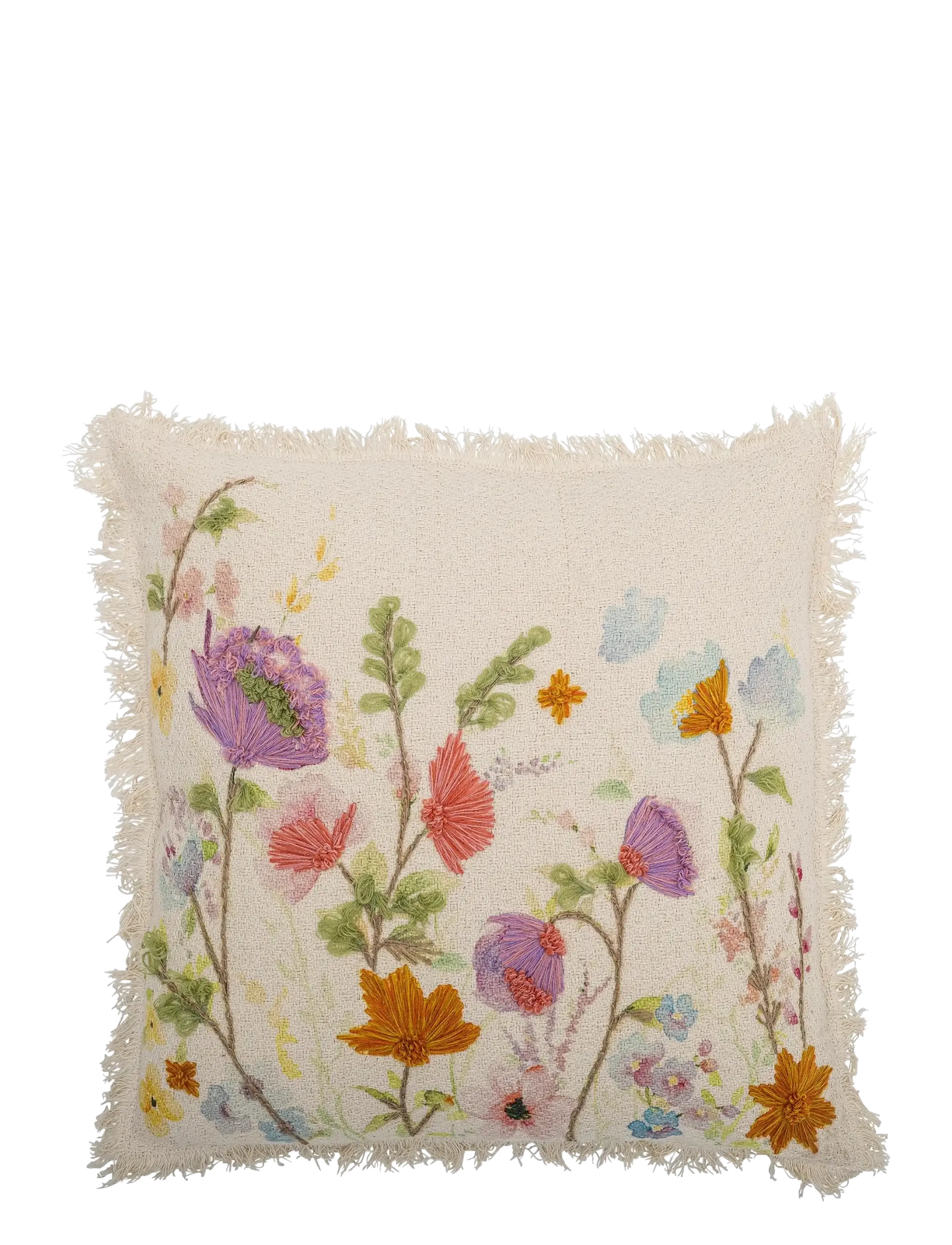 Bloomingville Pogni Cushion, Pudder, Creme, Str: 50X50CM