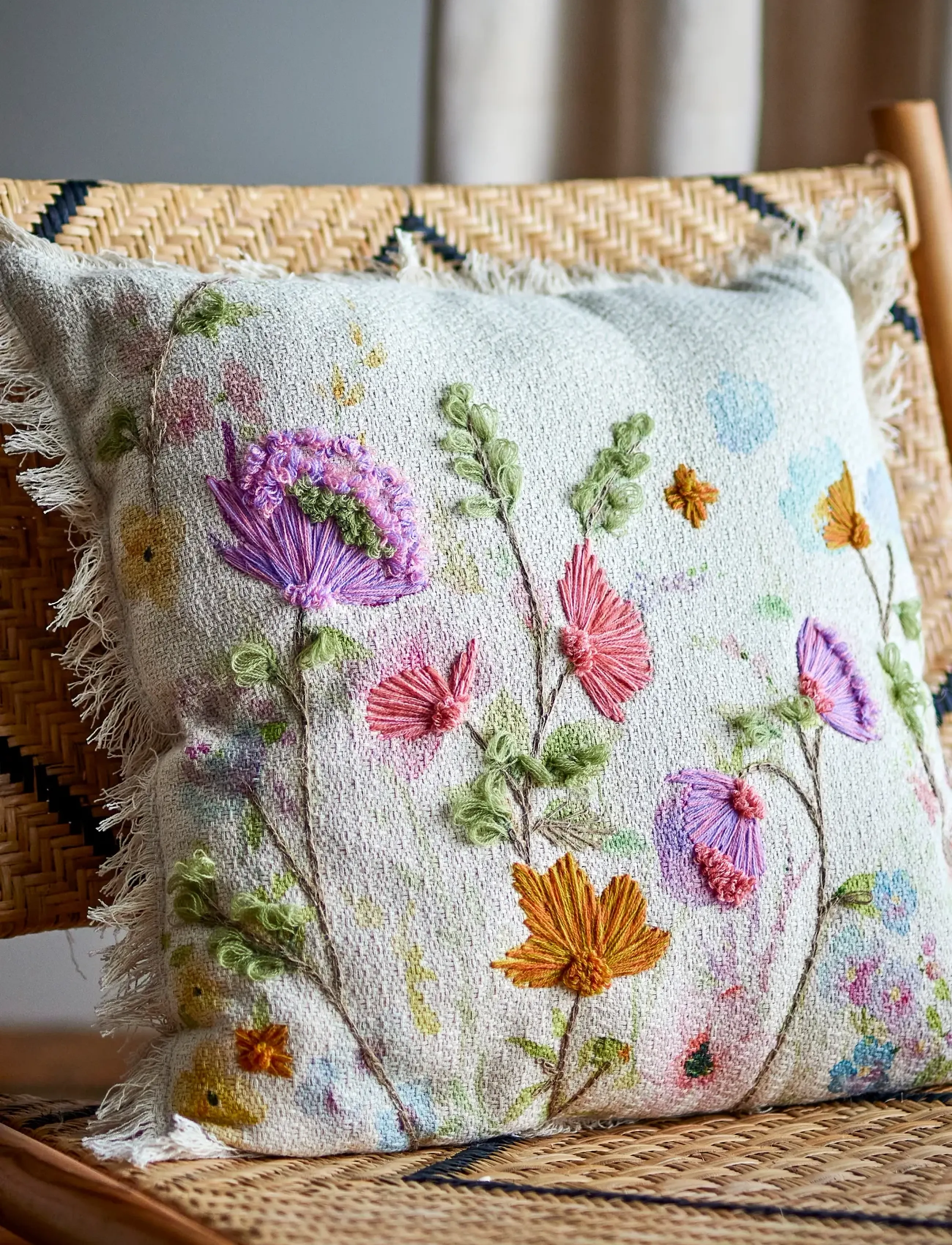 Bloomingville - Pogni Cushion - cushions - beige - 3