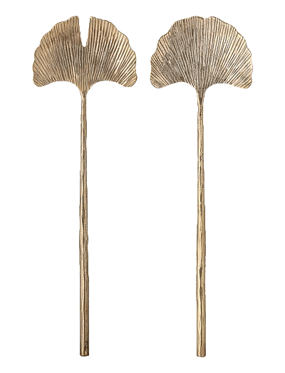 Bloomingville Lyas Salad Servers - Astiat - GOLD / gold