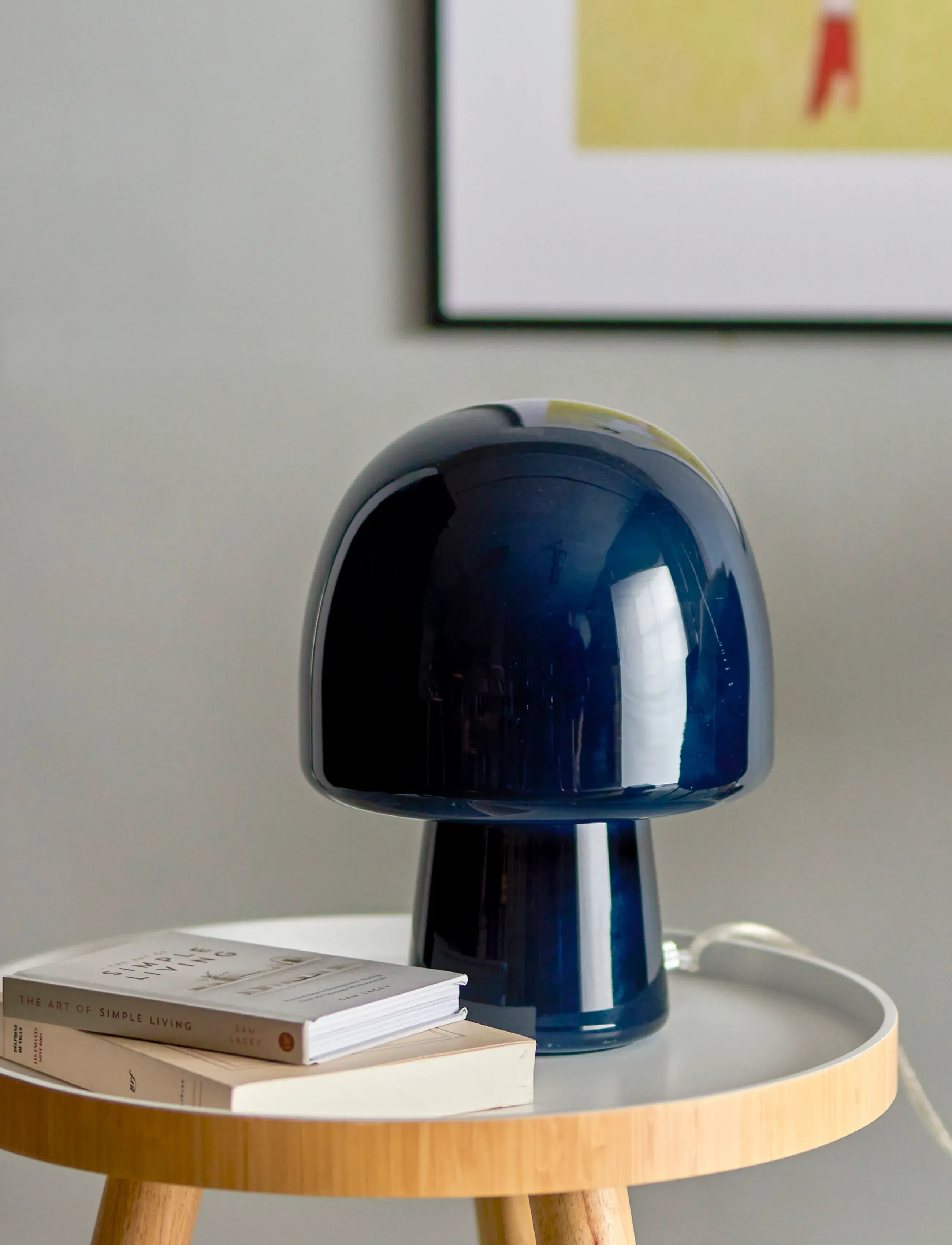 Bloomingville - Paddy Table lamp - bordlamper - blue - 2