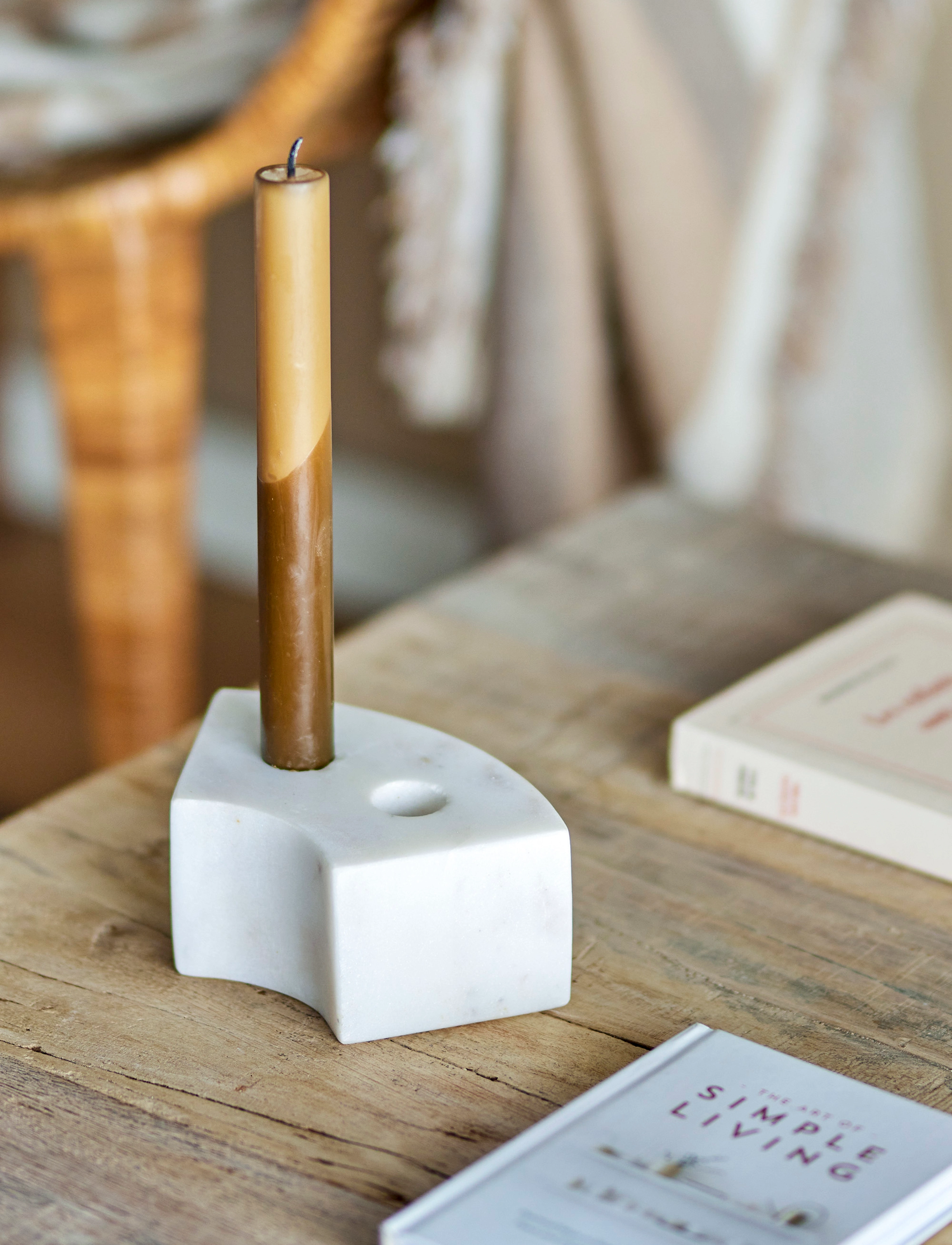 Bloomingville - Florida Candle Holder - kerzenständer - white - 5