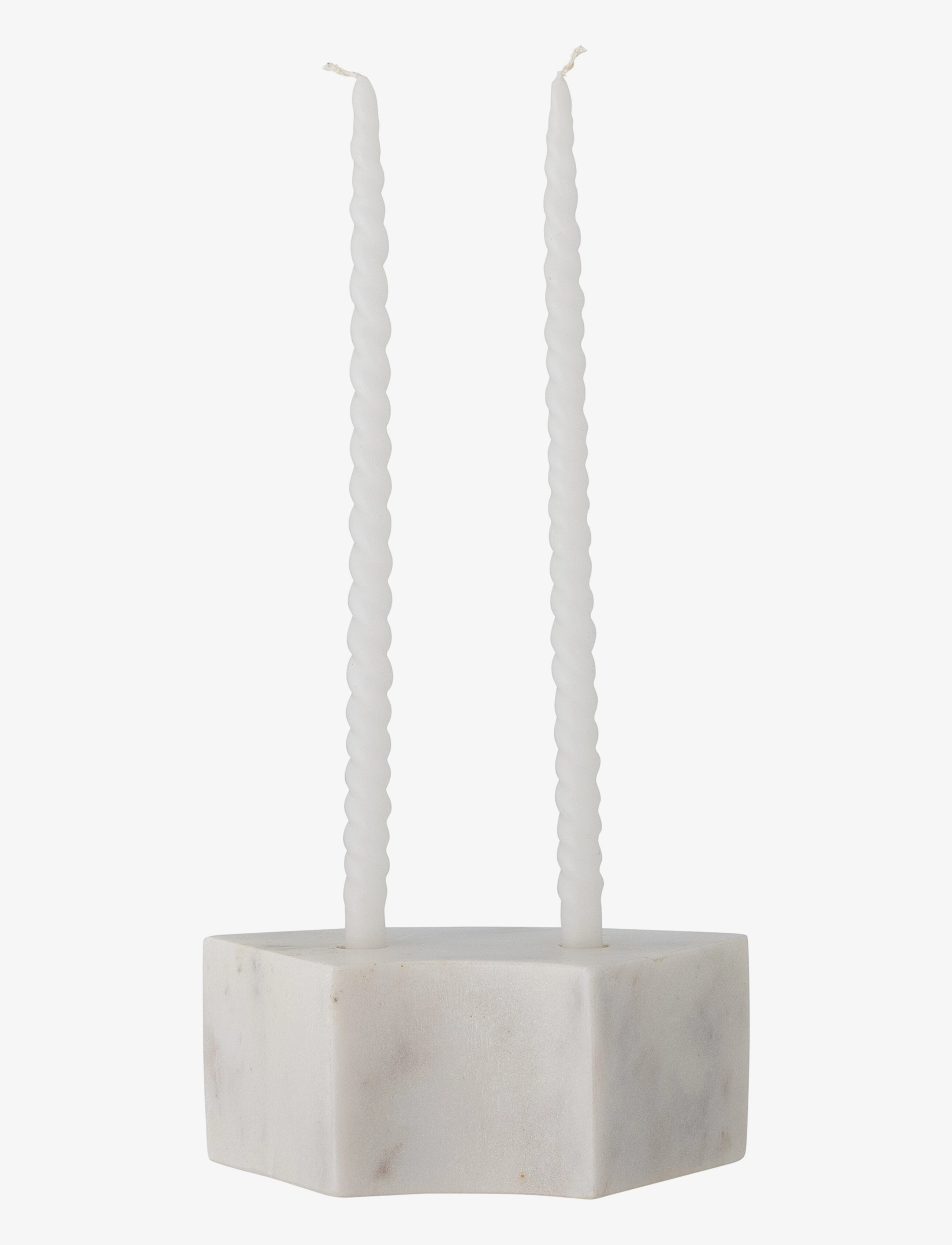 Bloomingville - Florida Candle Holder - kandelaars - white - 3