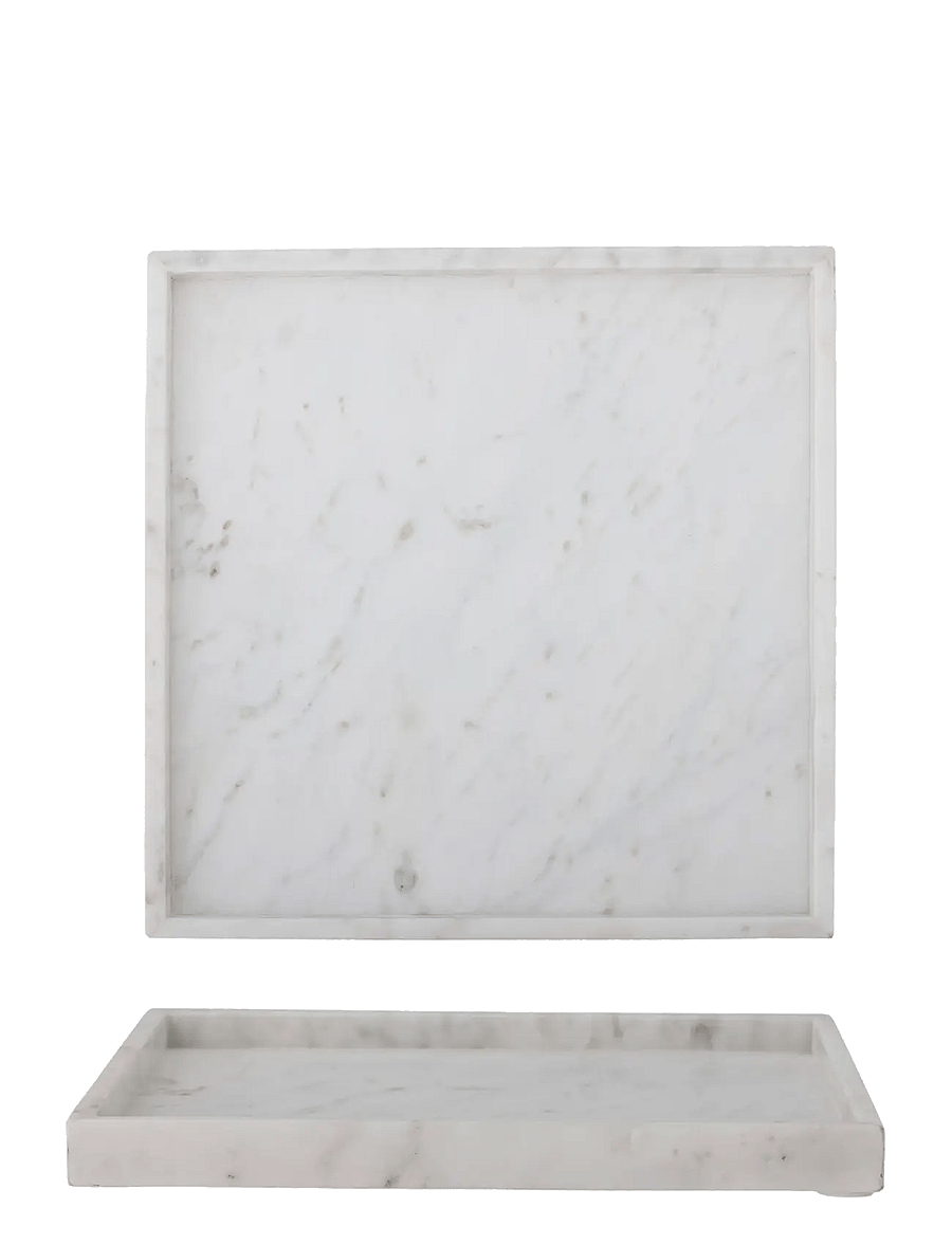 Bloomingville - Majsa Tray - tabletts - white - 0