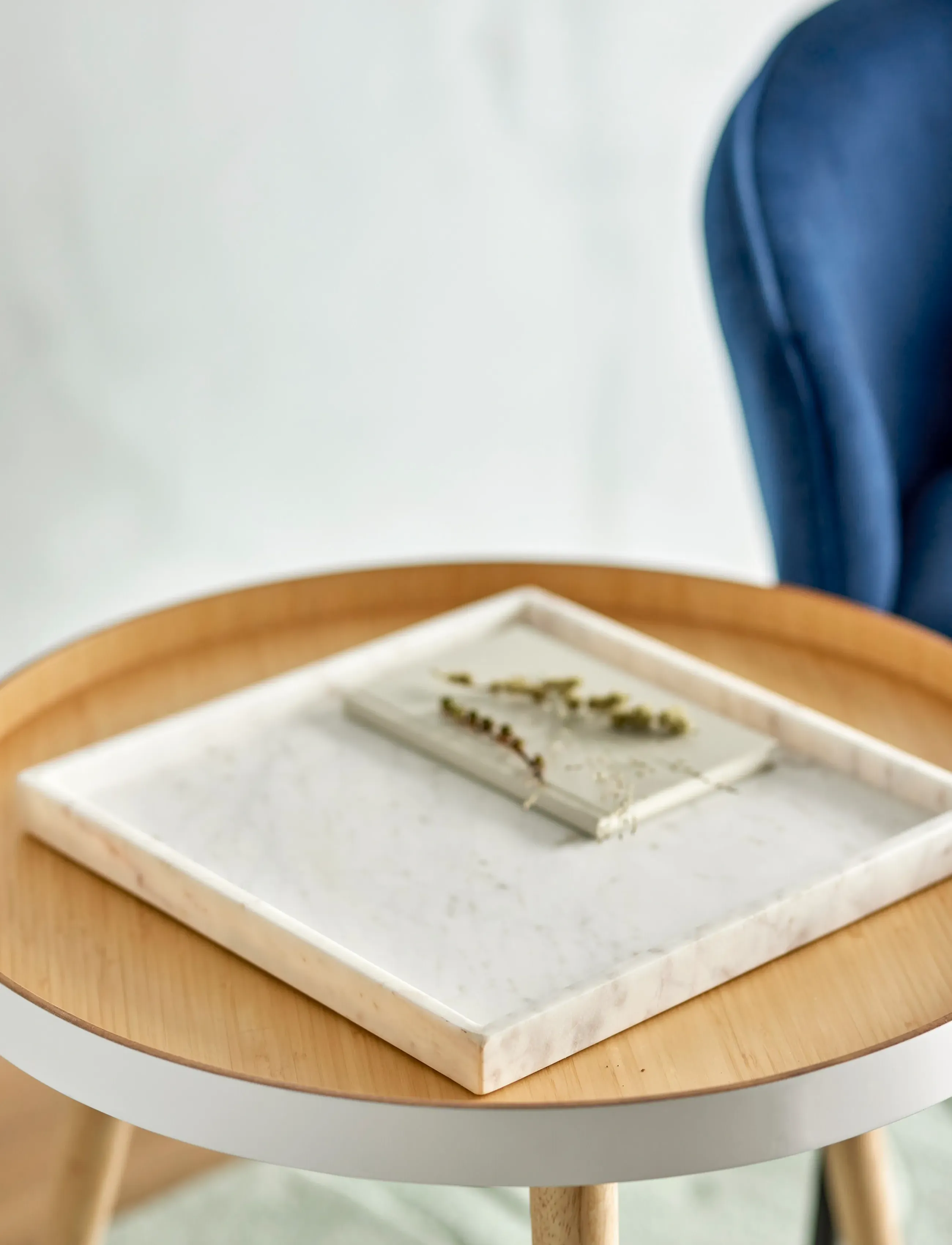 Bloomingville Majsa Tray, 35X35 cm, Dining & Table Accessories, Weiß - Trays, Homeware