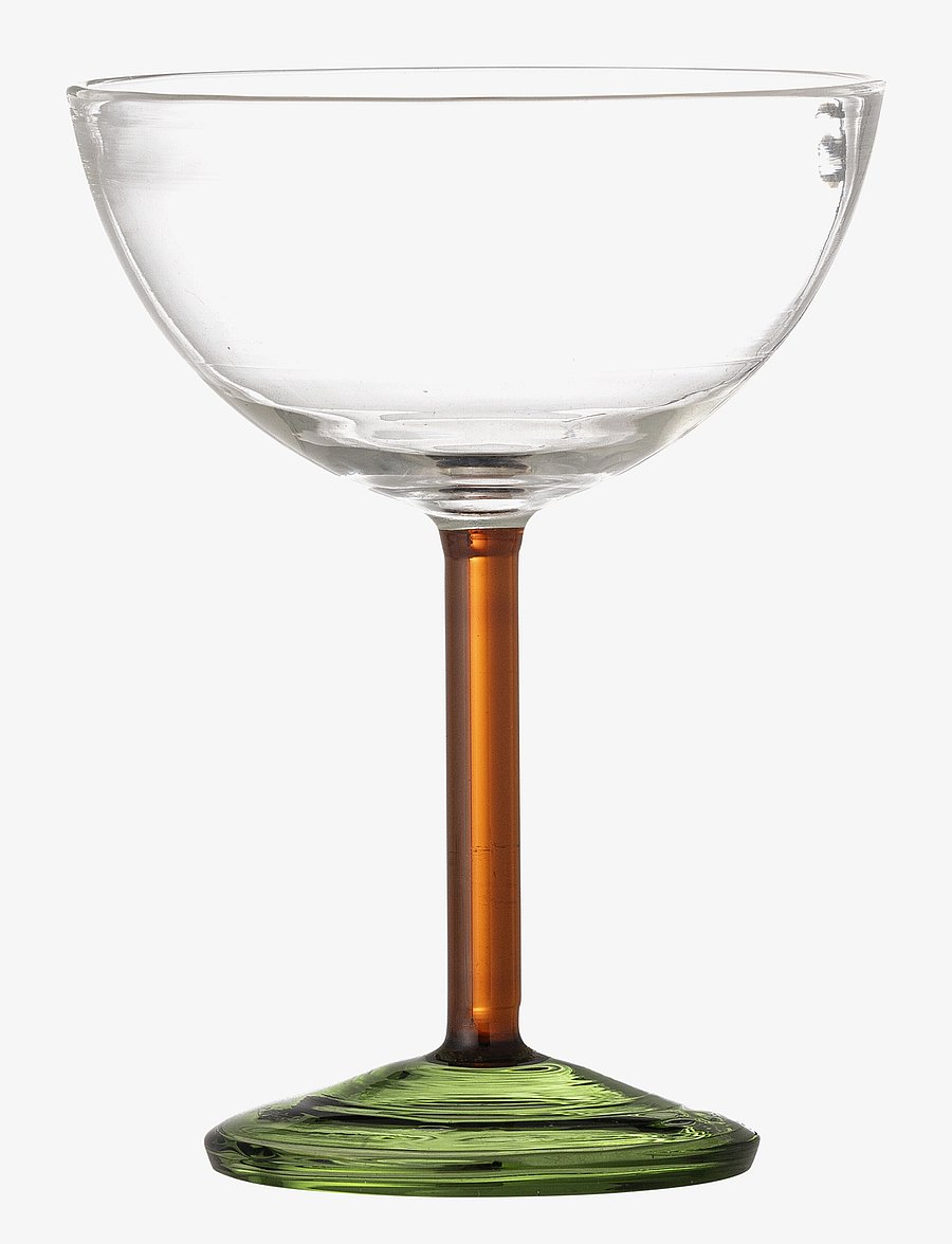 Bloomingville - Martine Cocktail Glass - kokteili- ja martiiniklaasid - green - 1